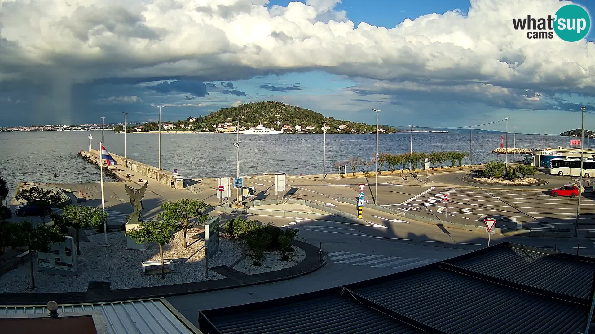 Webcam Ugliano – terminal traghetto da Preko a Zara