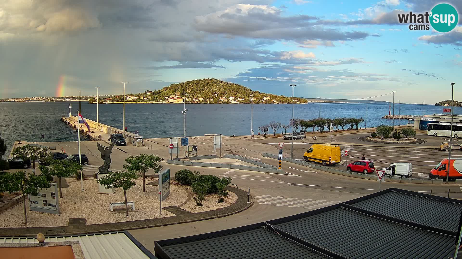 Webcam Ugljan – Preko Ferry to Zadar
