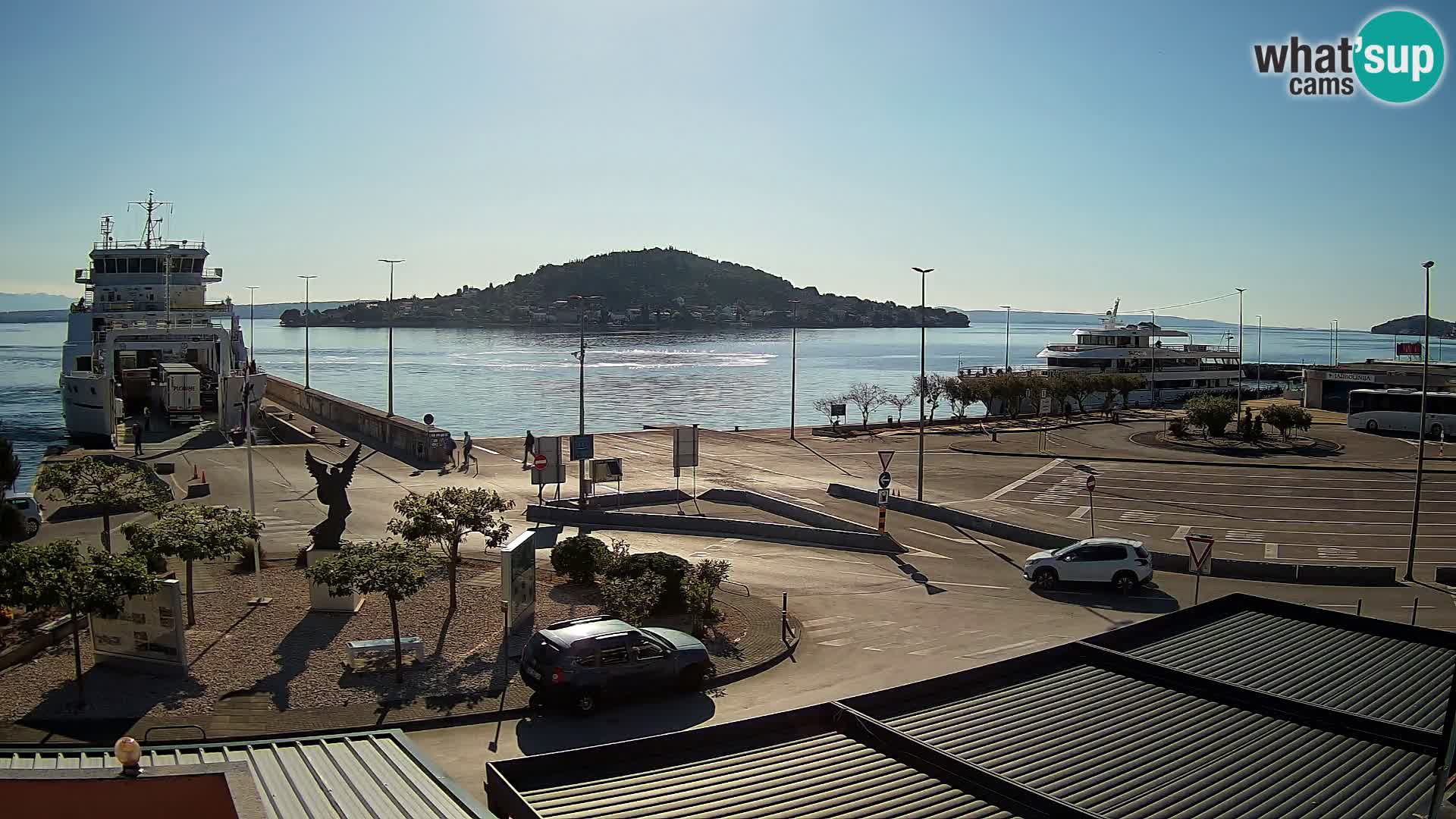 Webcam Ugliano – terminal traghetto da Preko a Zara