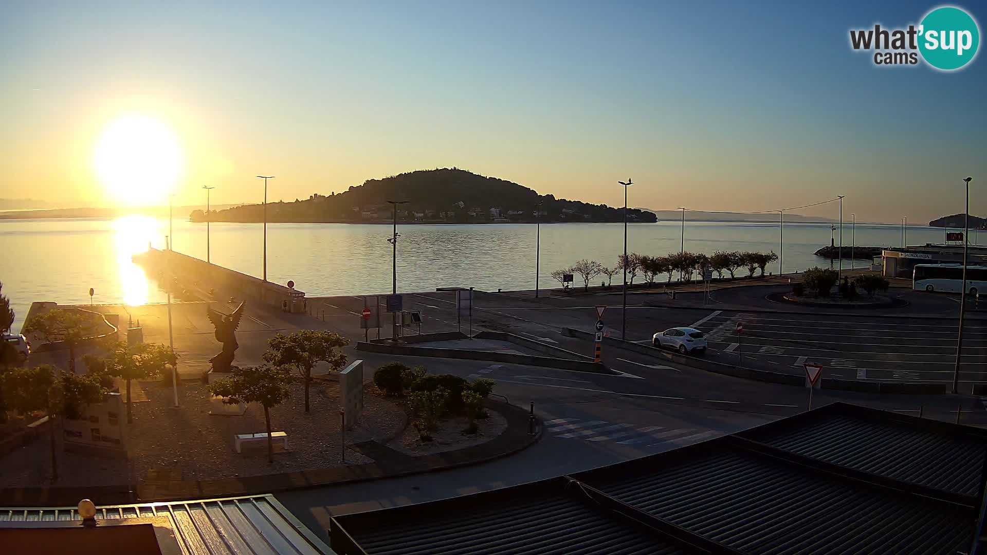 Webcam Ugliano – terminal traghetto da Preko a Zara