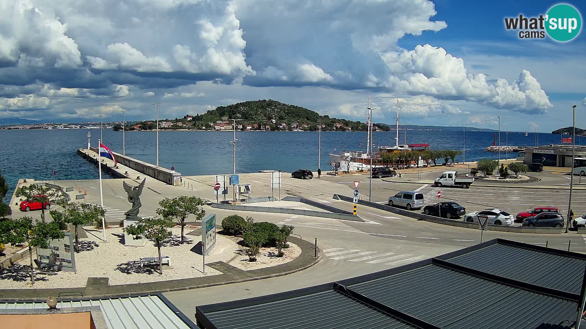 Webcam Ugljan – Preko Ferry to Zadar