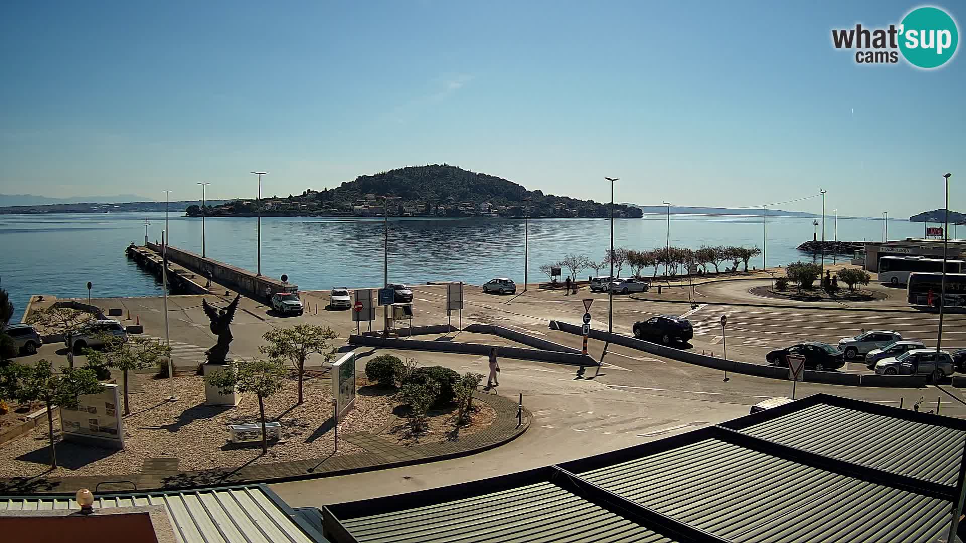 Webcam Ugljan – Preko Ferry to Zadar