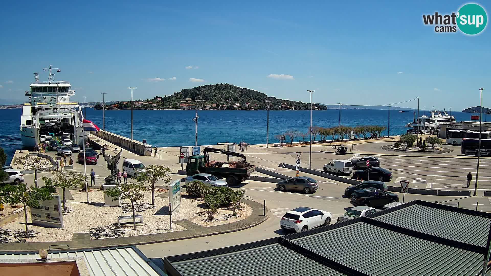 Webcam Ugljan – Preko Ferry to Zadar