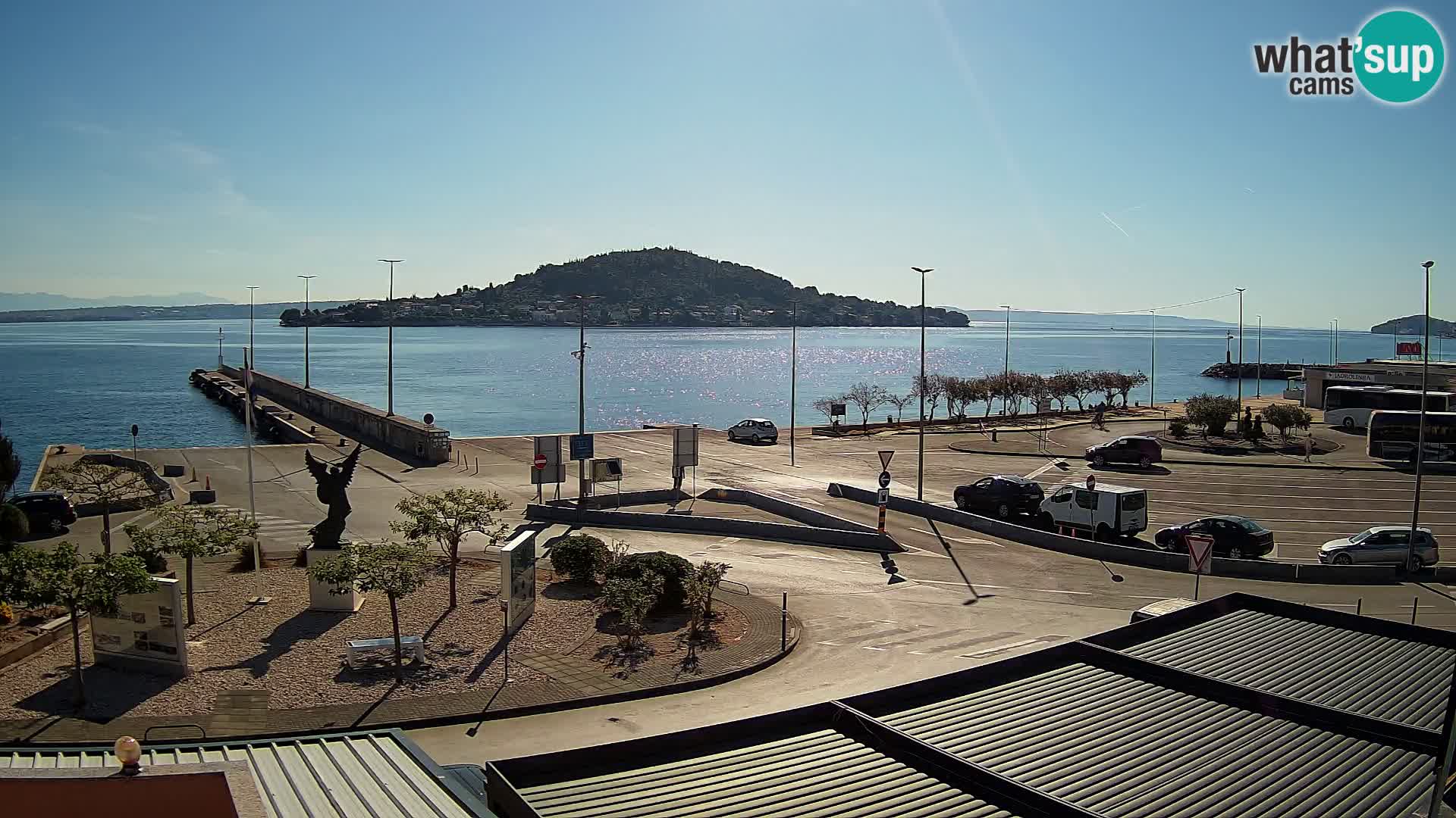 Webcam Ugliano – terminal traghetto da Preko a Zara