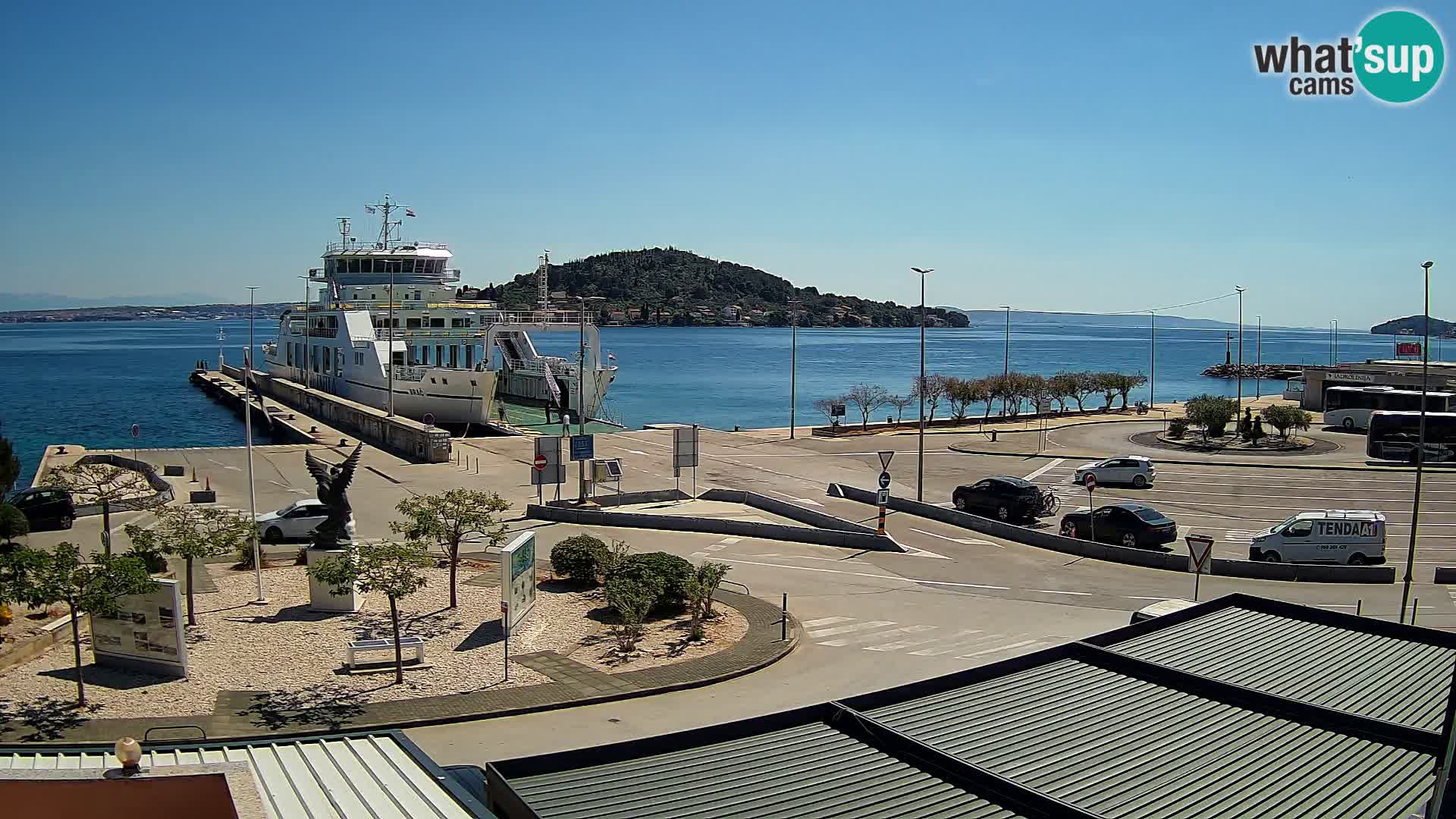 Webcam Ugljan – Preko Ferry to Zadar
