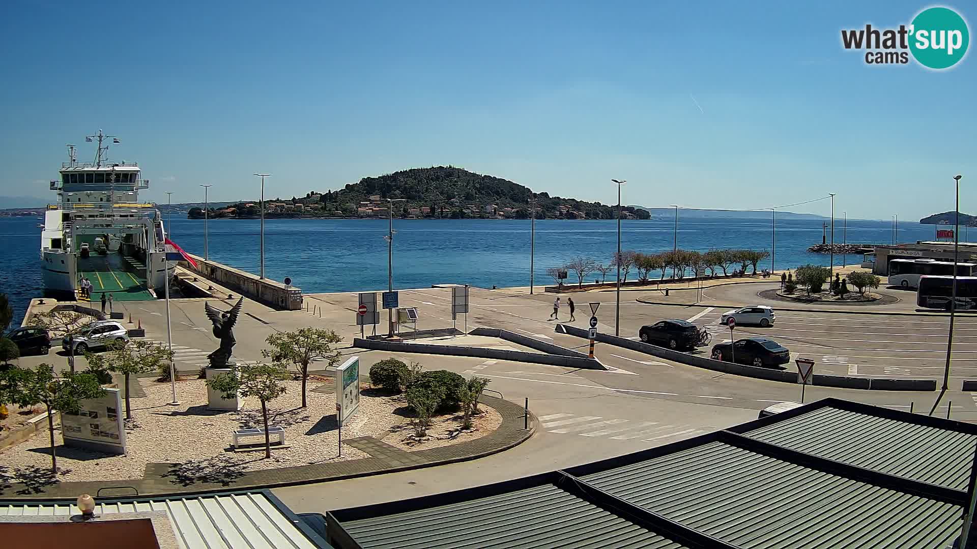 Webcam Ugljan – Preko Ferry to Zadar
