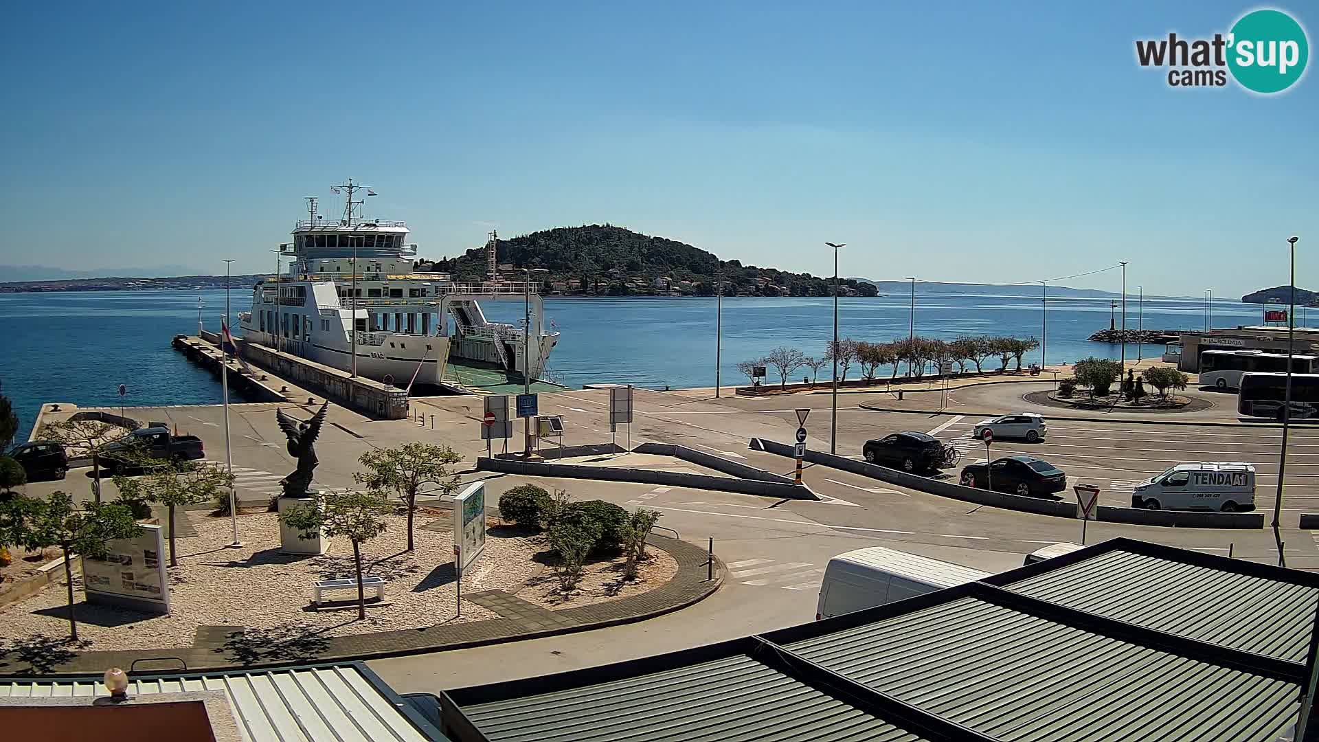 Webcam Ugliano – terminal traghetto da Preko a Zara