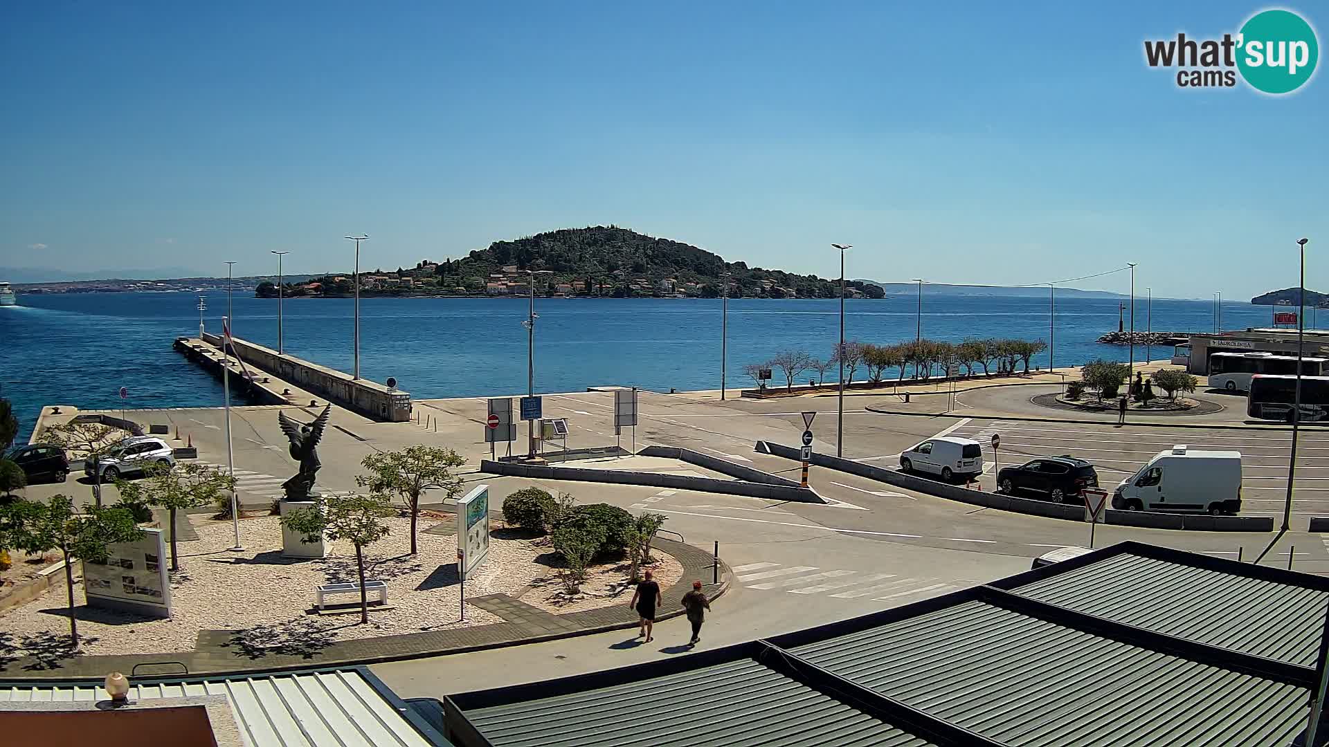 Spletna kamera Ugljan – trajekt Preko – Zadar