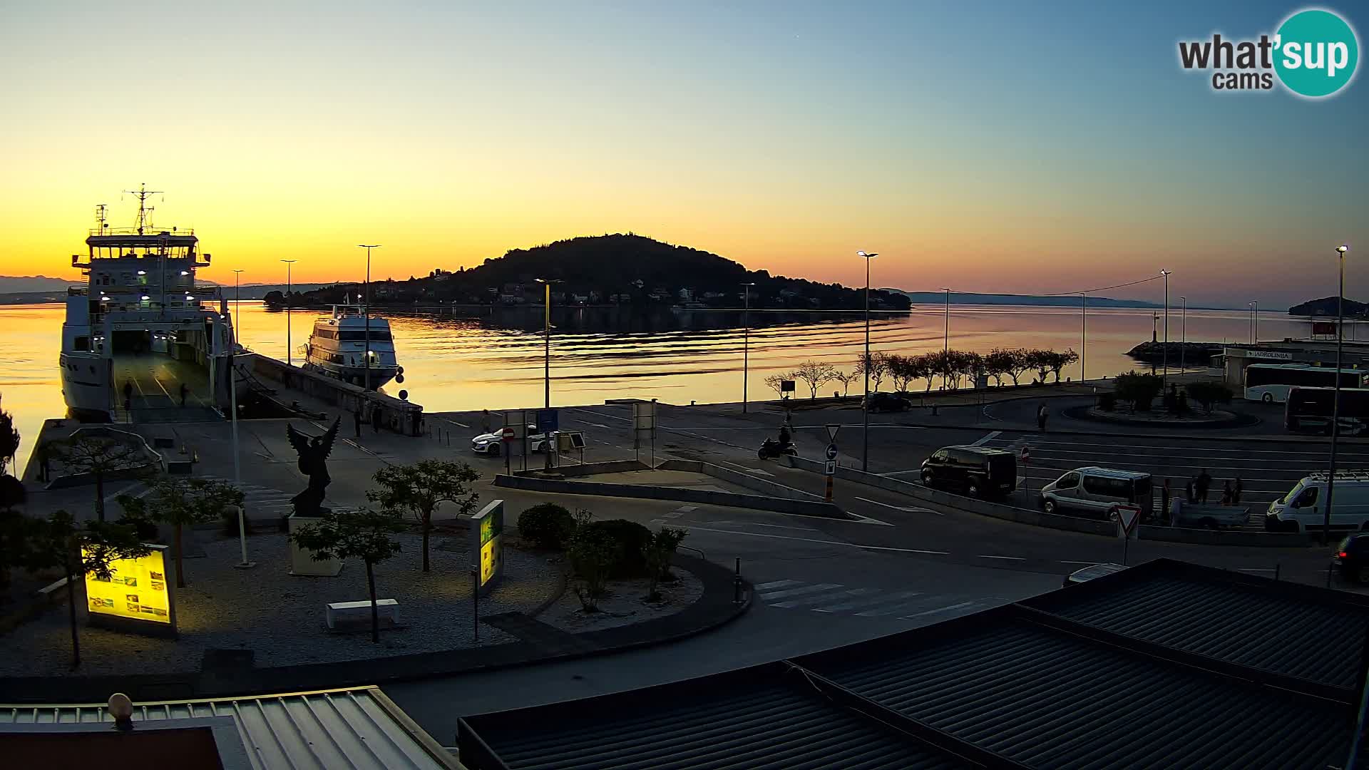 Spletna kamera Ugljan – trajekt Preko – Zadar