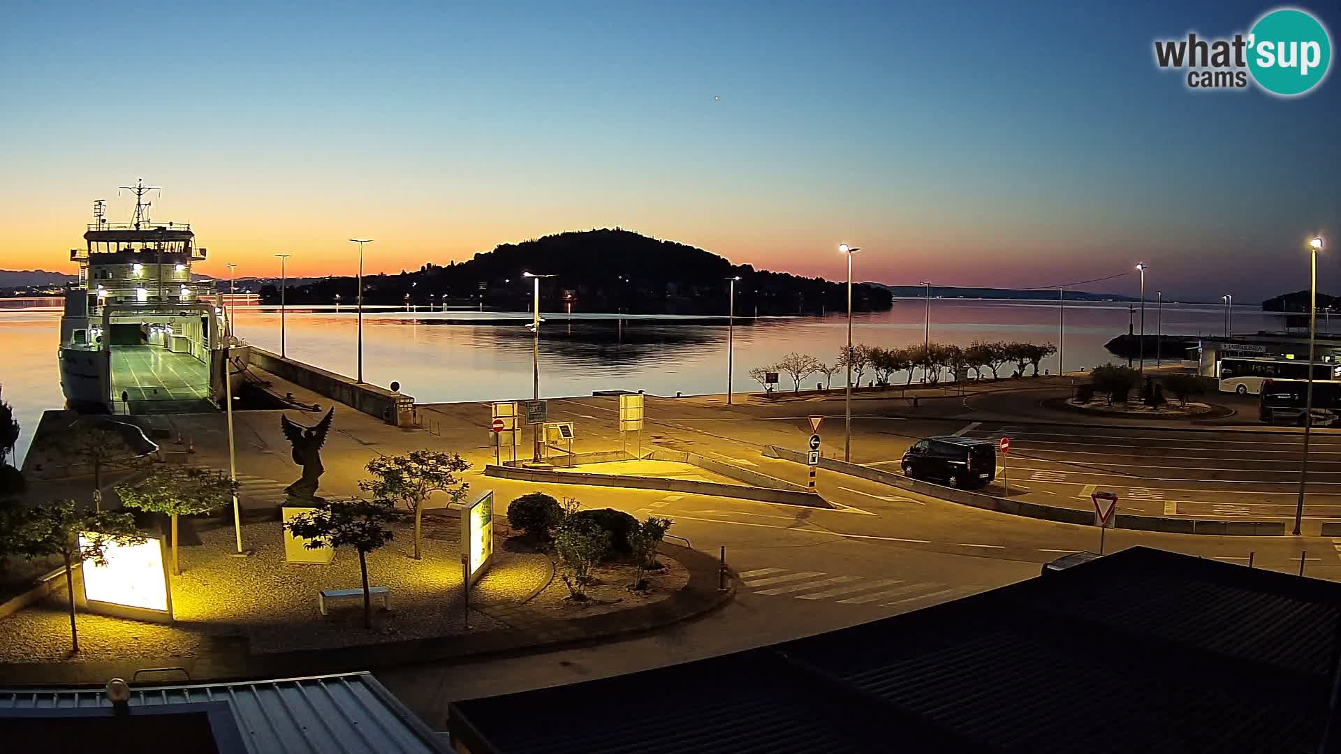 Webcam Ugljan – Preko Ferry to Zadar