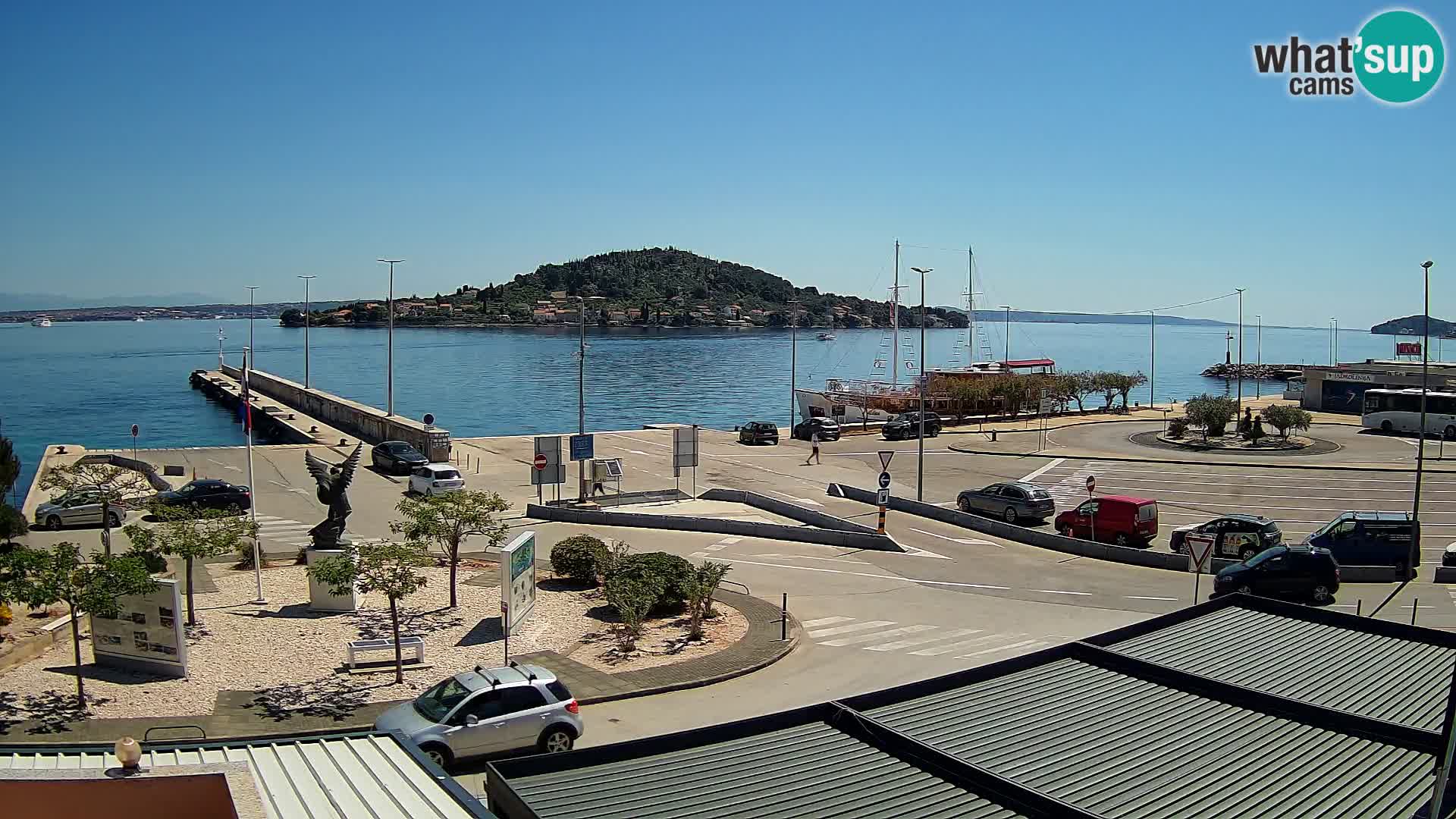 Webcam Ugliano – terminal traghetto da Preko a Zara