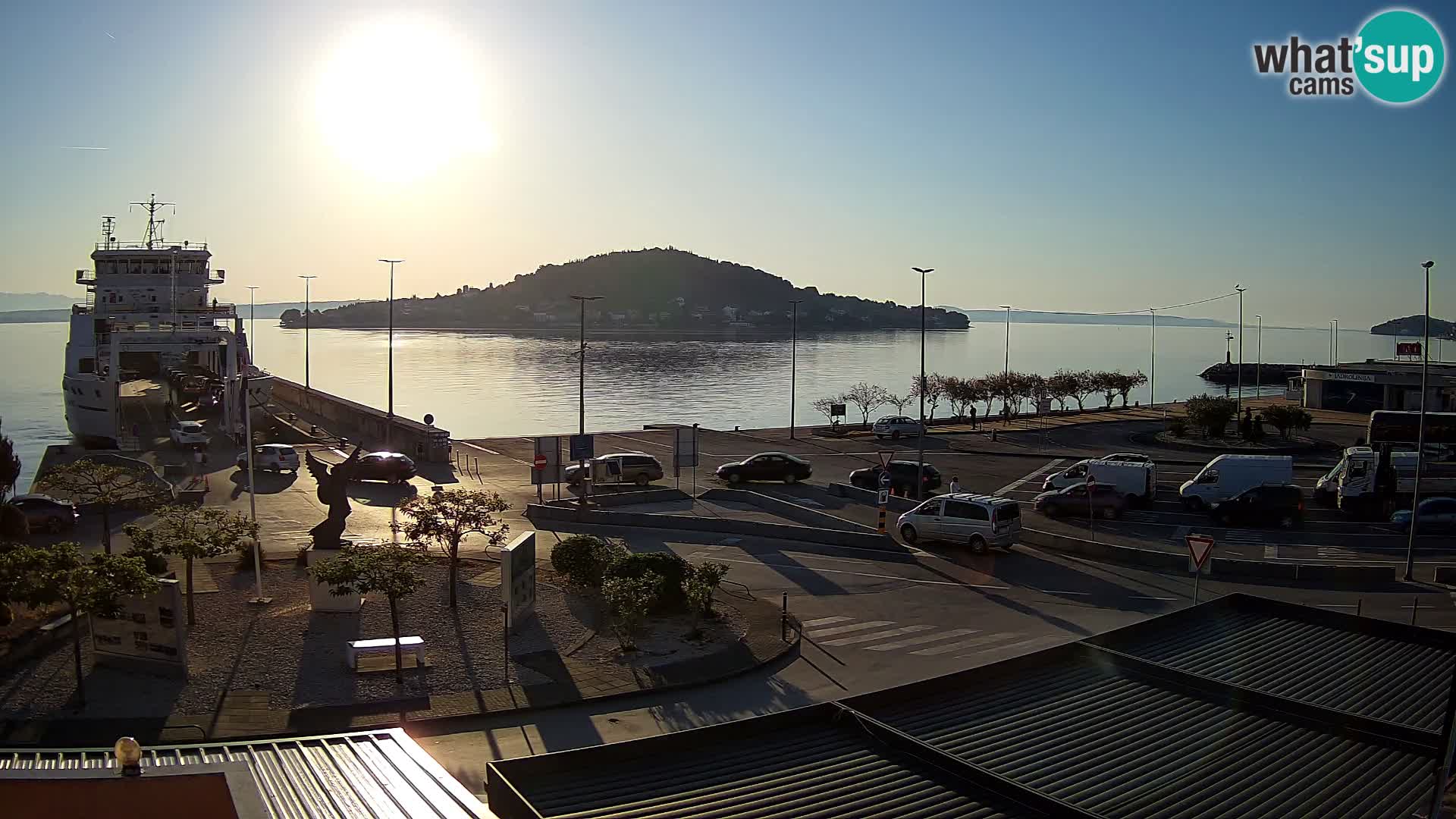 Webcam Ugliano – terminal traghetto da Preko a Zara