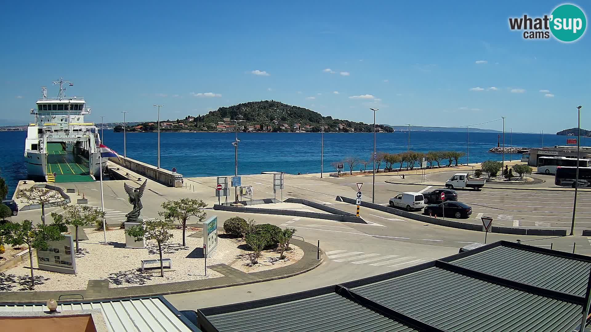 Webcam Ugljan – Preko Ferry to Zadar