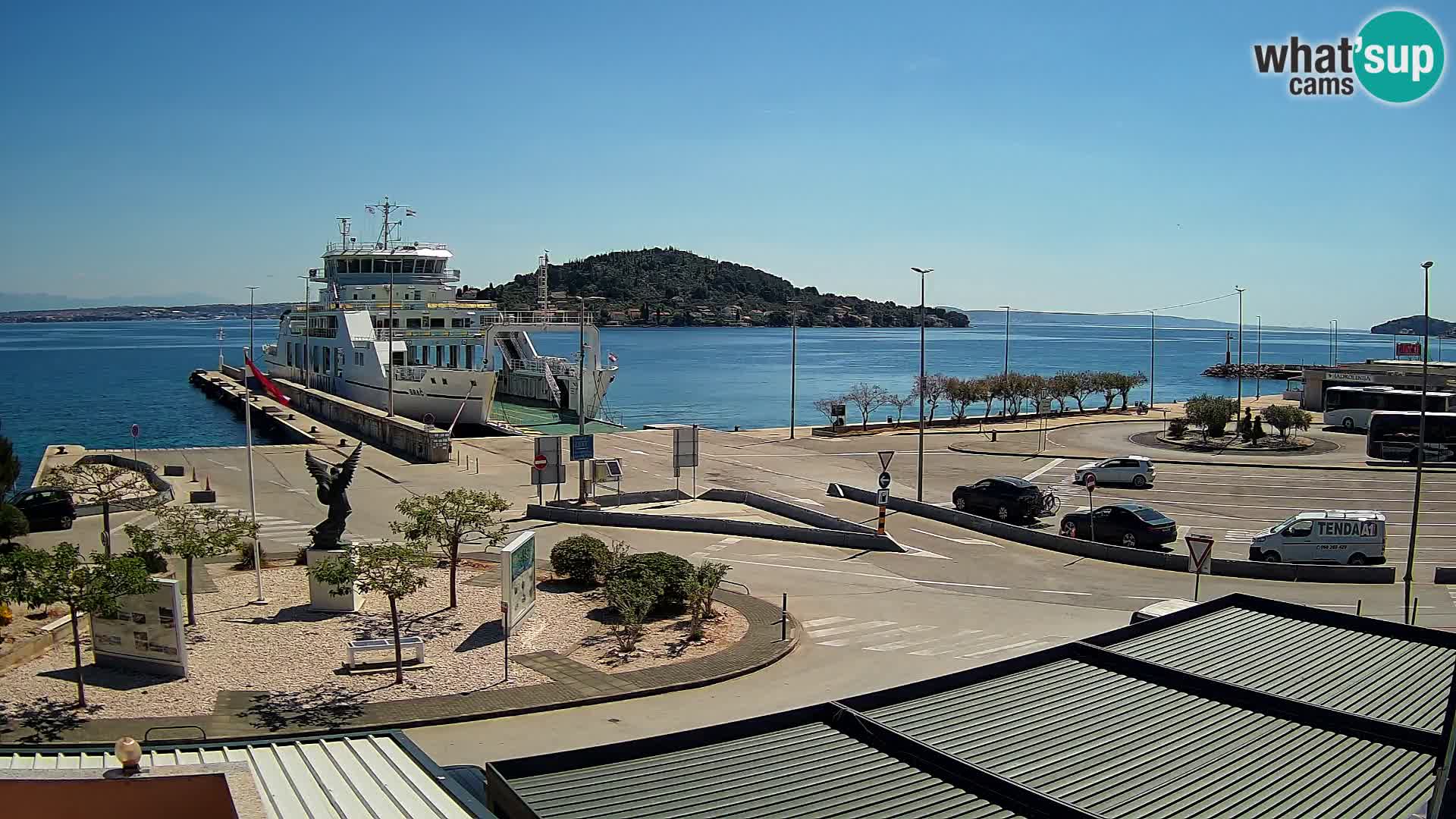 Webcam Ugljan – Preko Ferry to Zadar