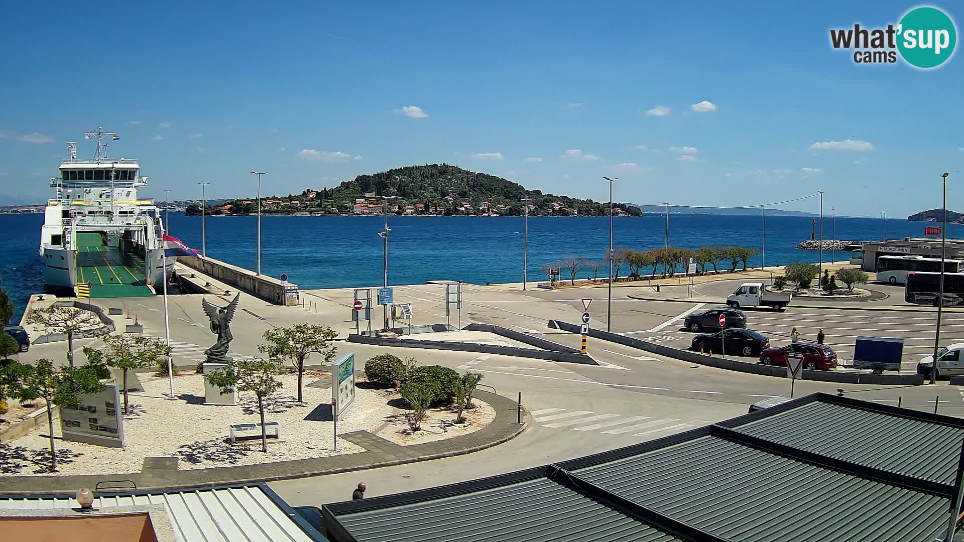 Spletna kamera Ugljan – trajekt Preko – Zadar