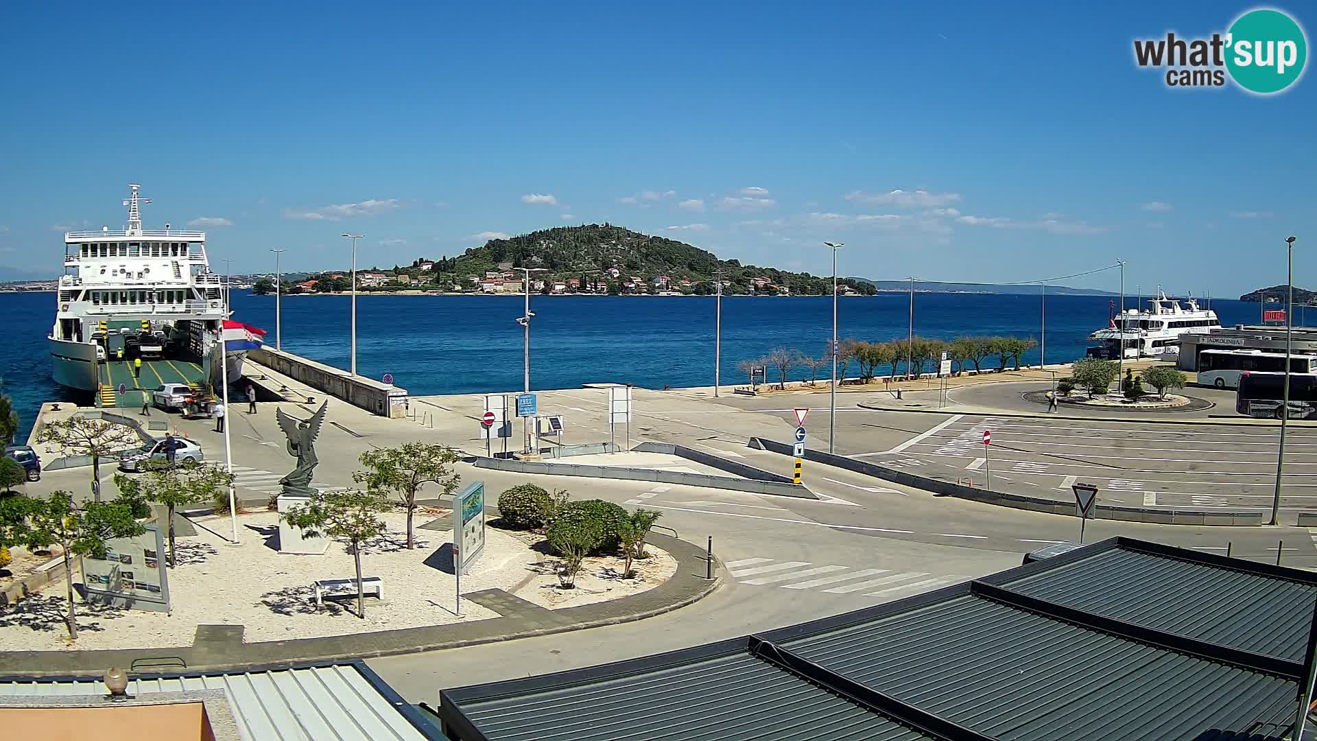 Web kamera Ugljan – Preko trajekt za Zadar