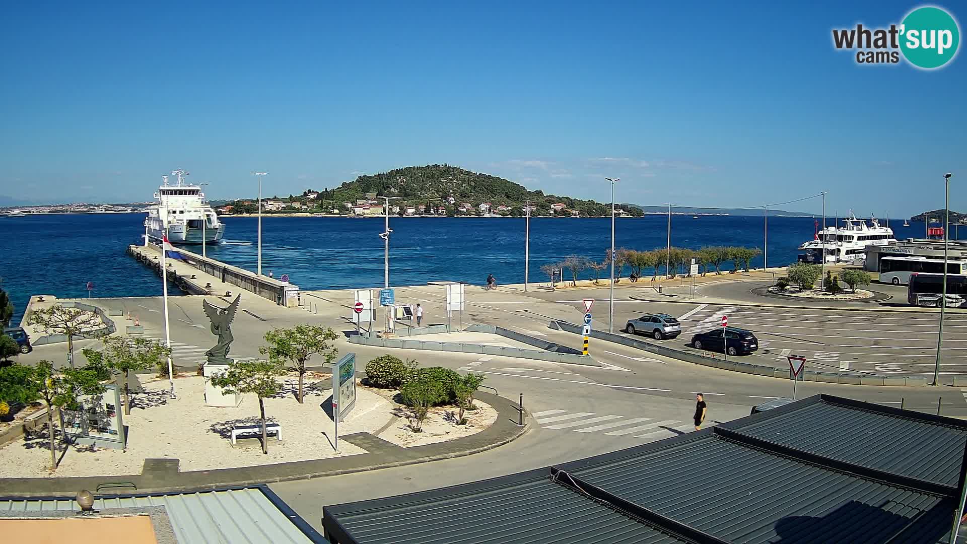 Webcam Ugljan – Preko Ferry to Zadar
