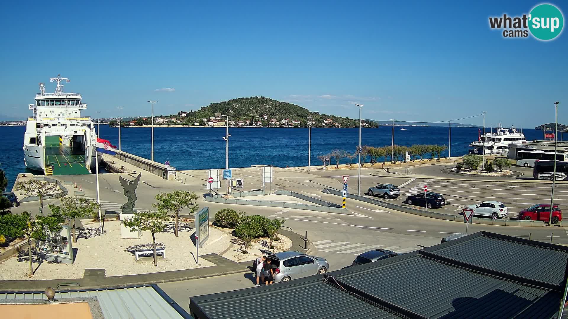 Webcam Ugliano – terminal traghetto da Preko a Zara