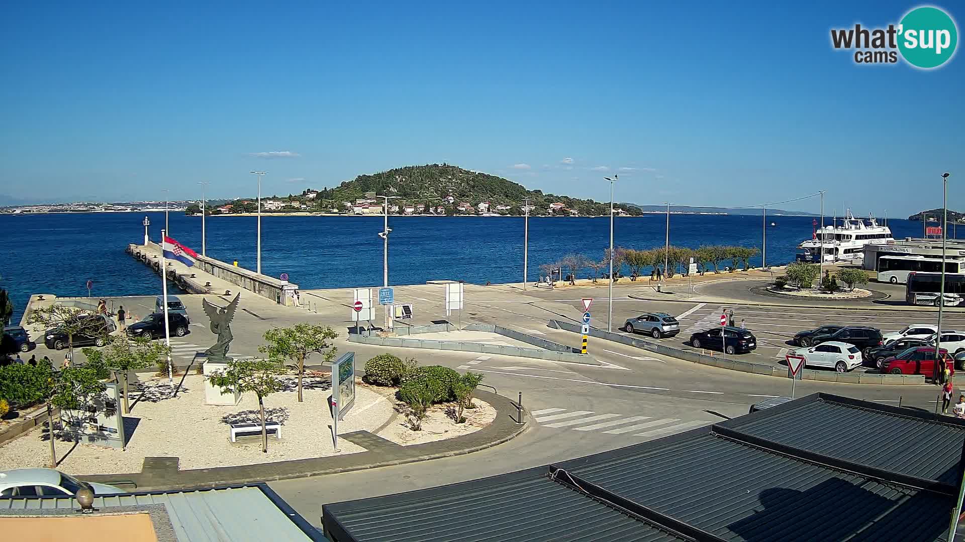 Web kamera Ugljan – Preko trajekt za Zadar