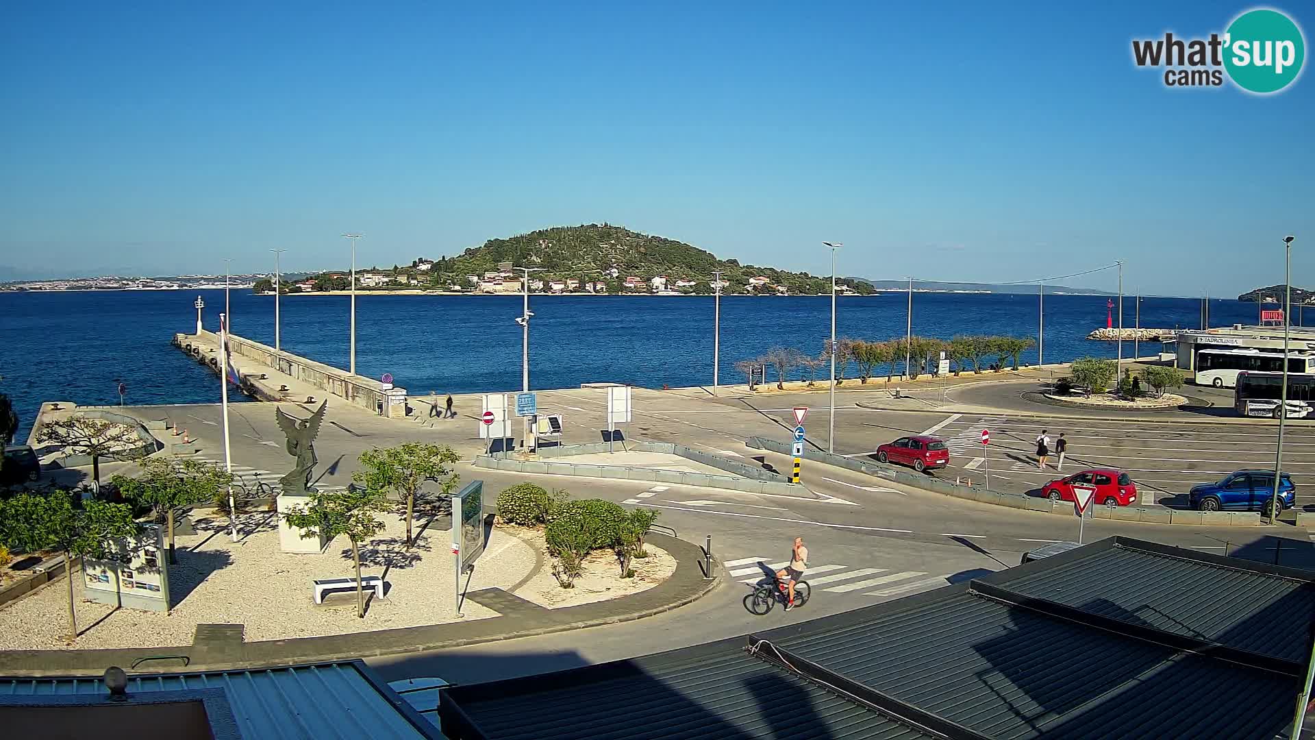 Webcam Ugliano – terminal traghetto da Preko a Zara