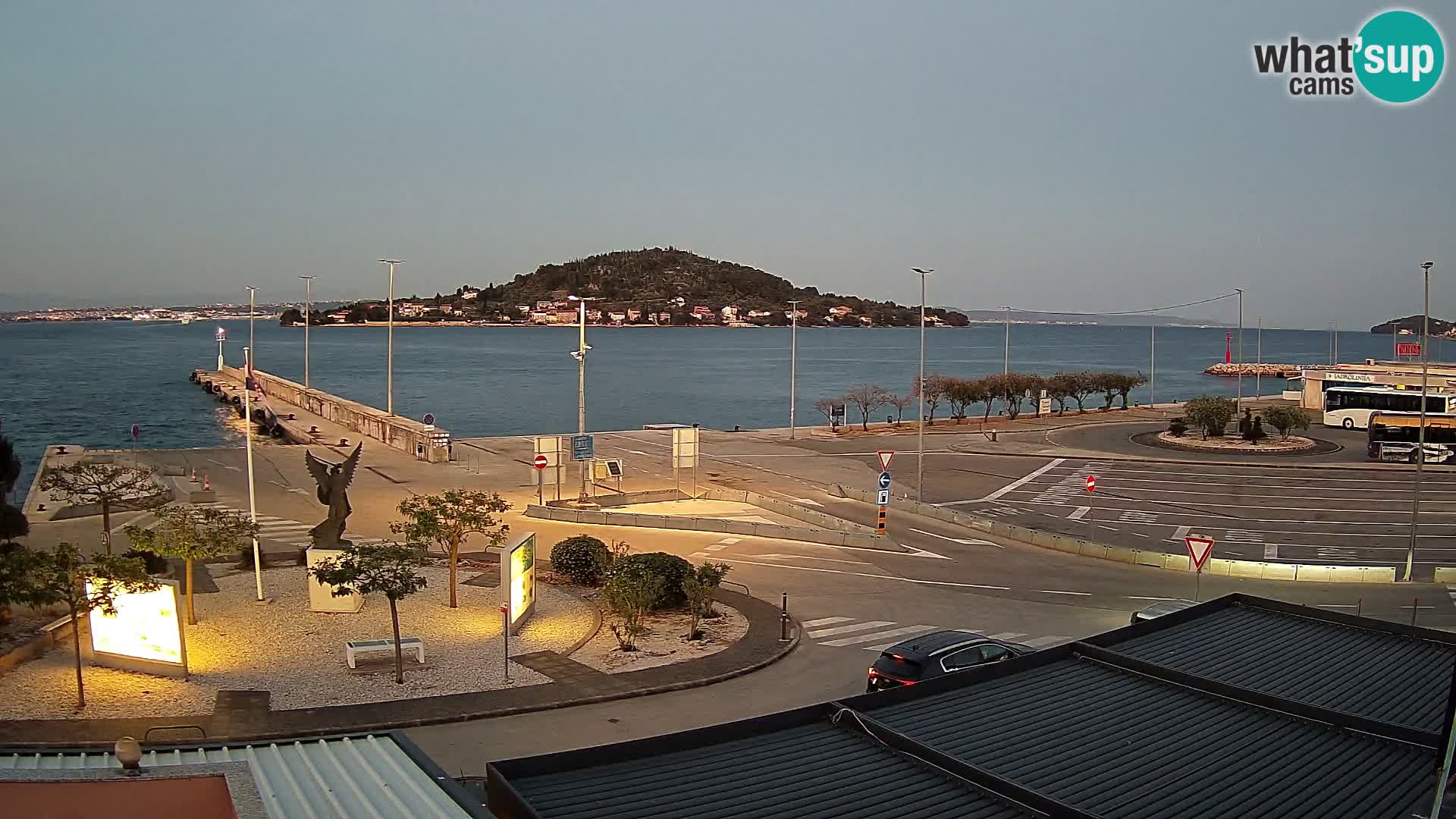Web kamera Ugljan – Preko trajekt za Zadar