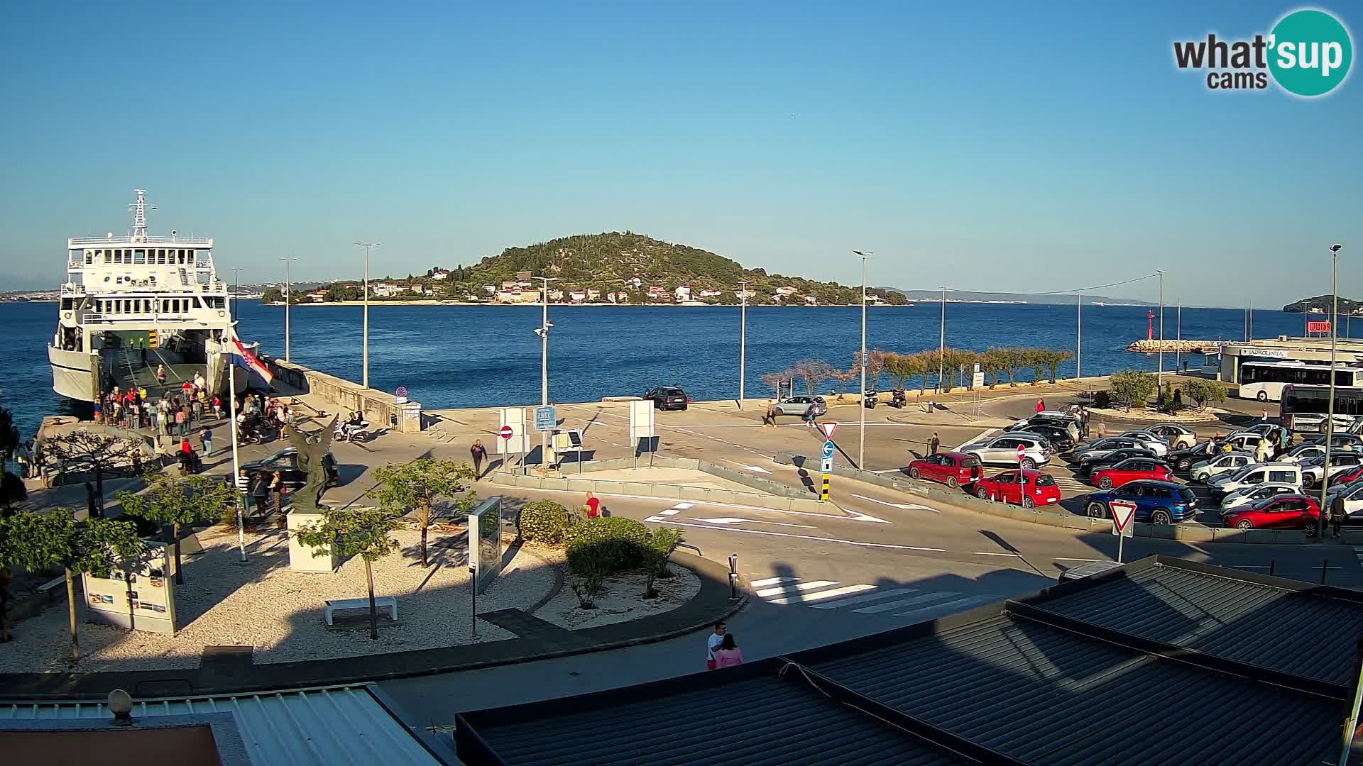 Webcam Ugljan – Preko Ferry to Zadar