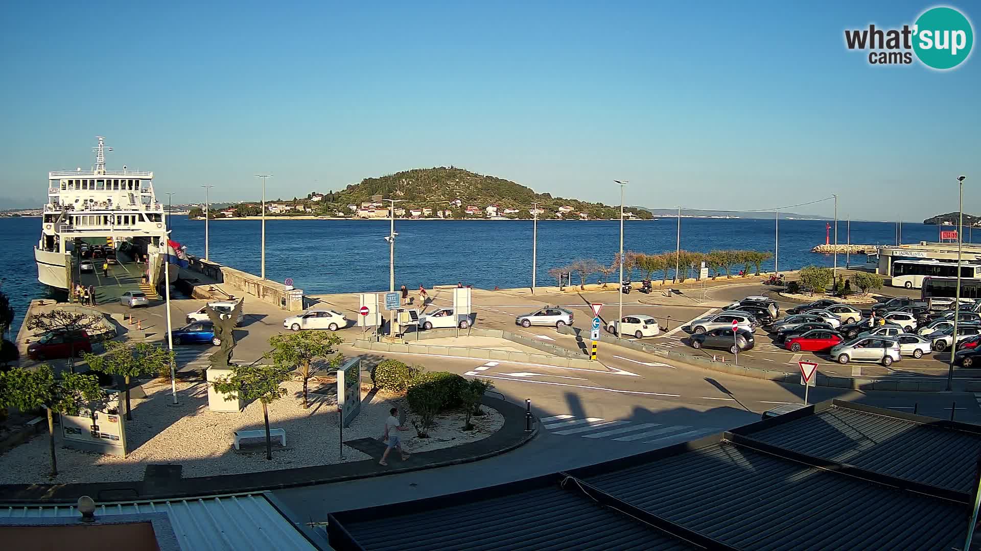 Webcam Ugliano – terminal traghetto da Preko a Zara
