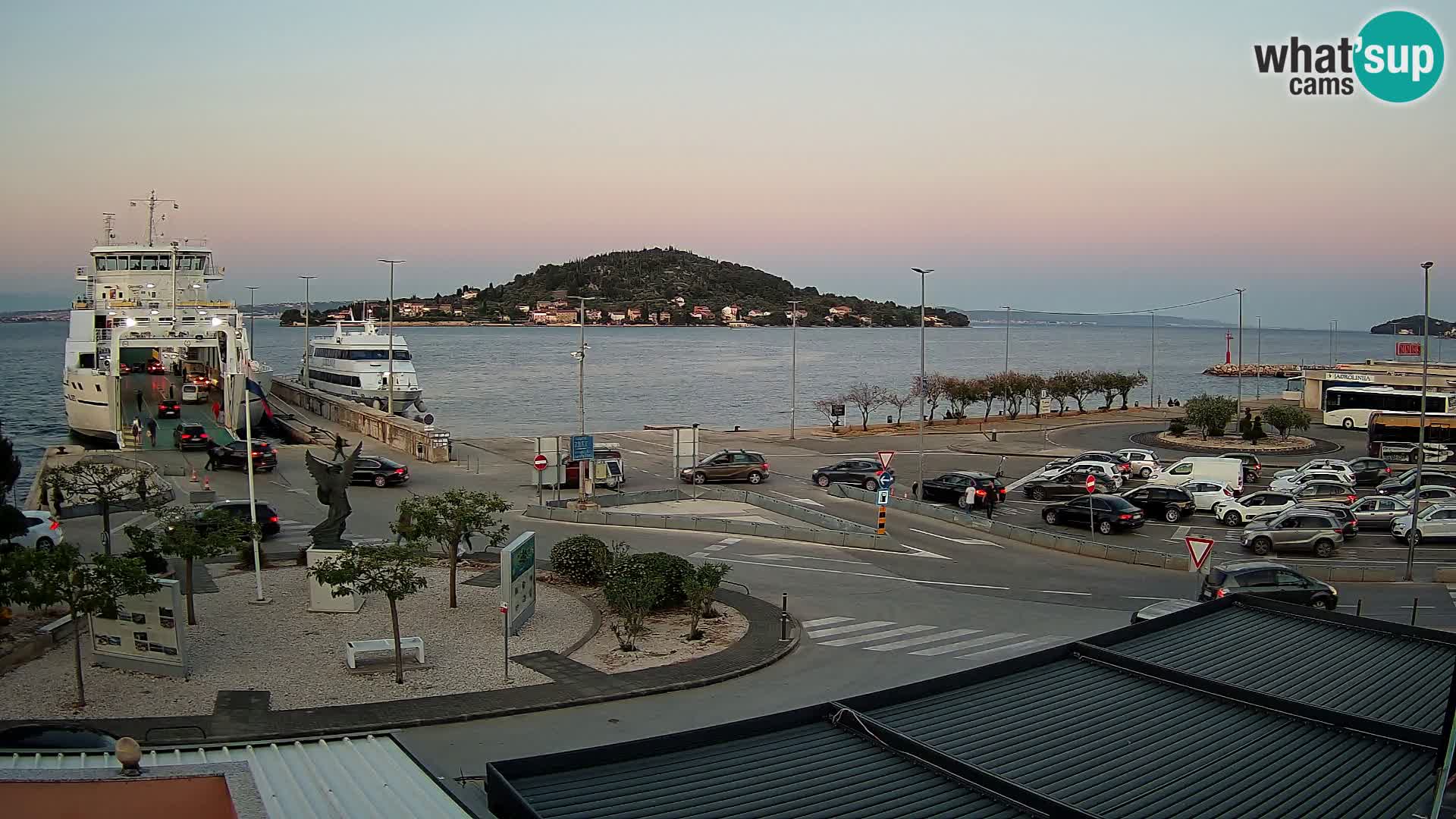 Spletna kamera Ugljan – trajekt Preko – Zadar