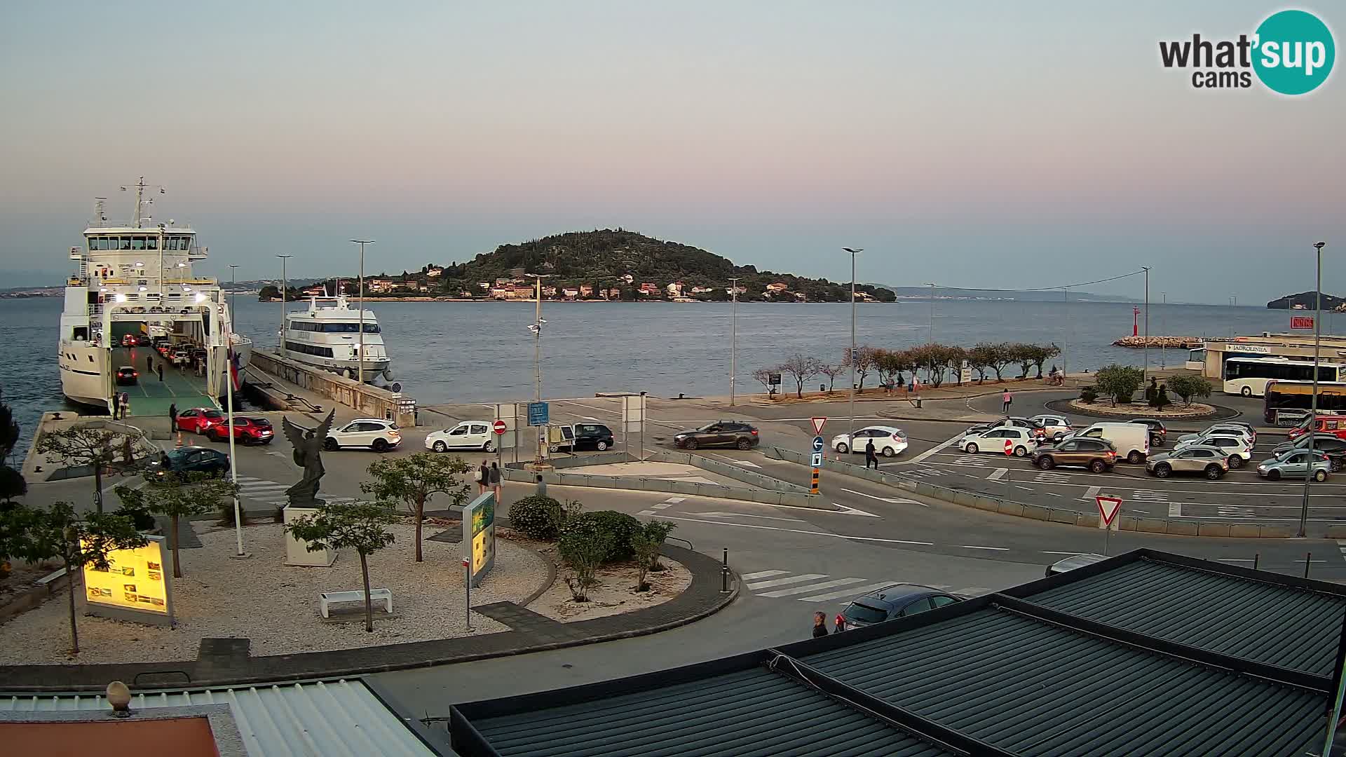Spletna kamera Ugljan – trajekt Preko – Zadar