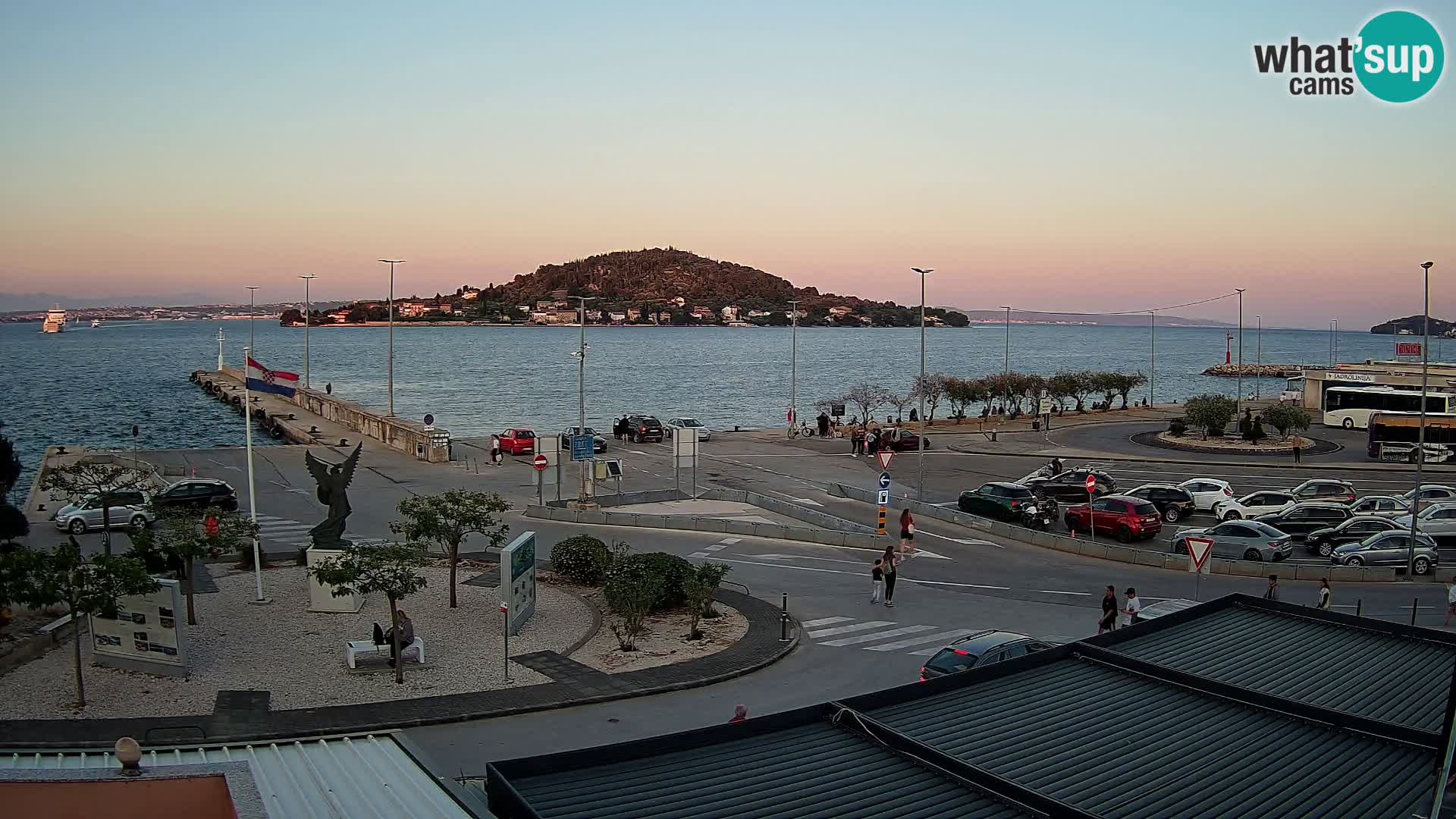 Webcam Ugljan – Preko Ferry to Zadar