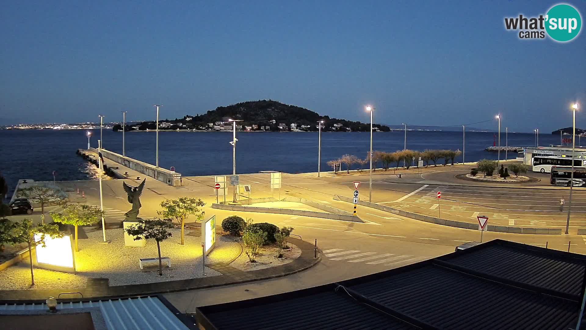 Webcam Ugliano – terminal traghetto da Preko a Zara