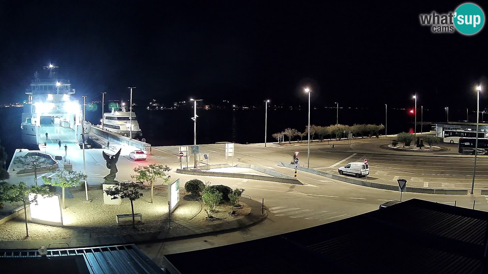 Webcam Ugliano – terminal traghetto da Preko a Zara