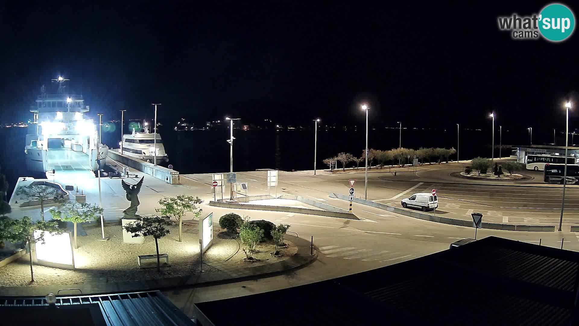 Webcam Ugliano – terminal traghetto da Preko a Zara