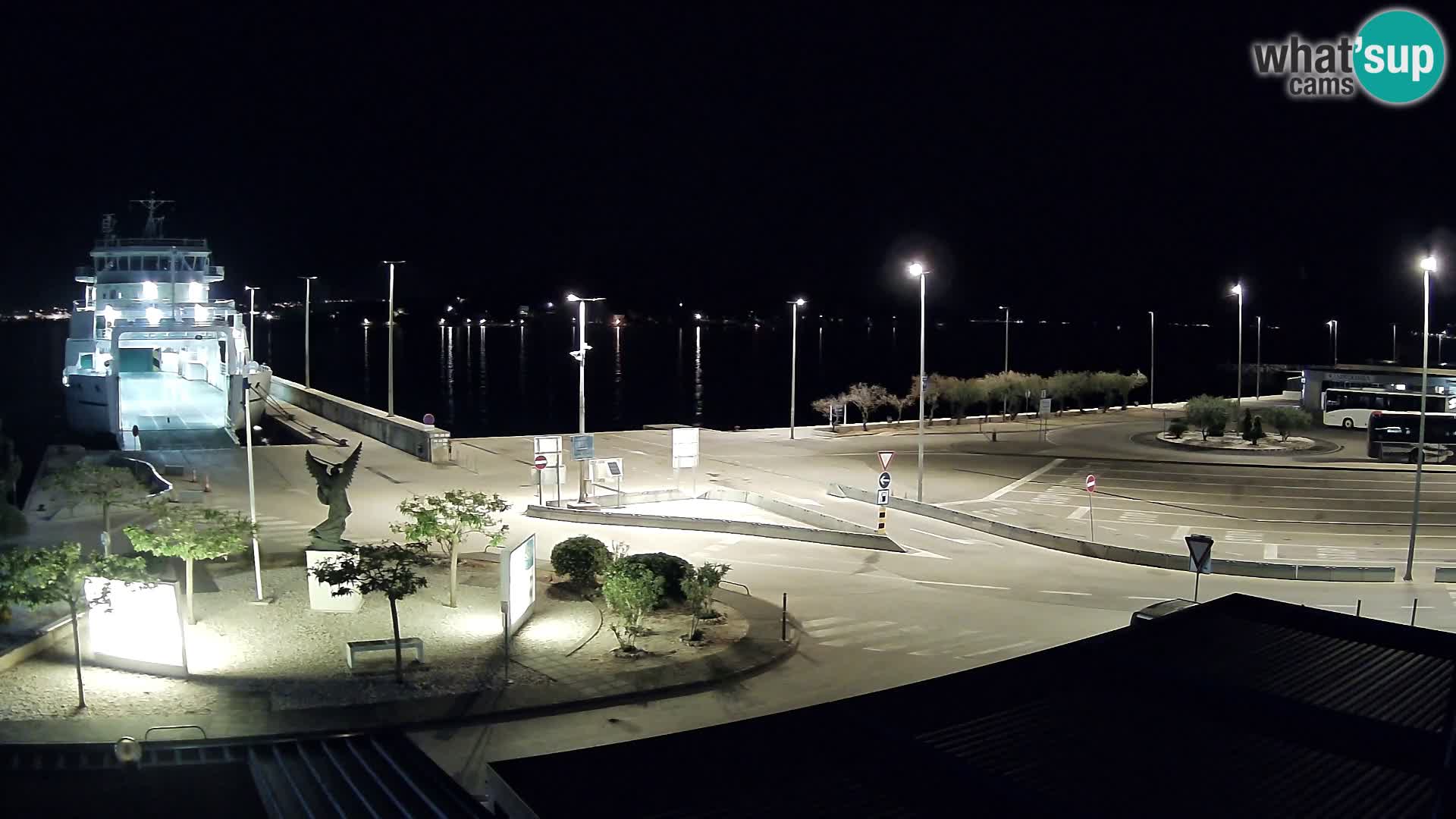 Web kamera Ugljan – Preko trajekt za Zadar