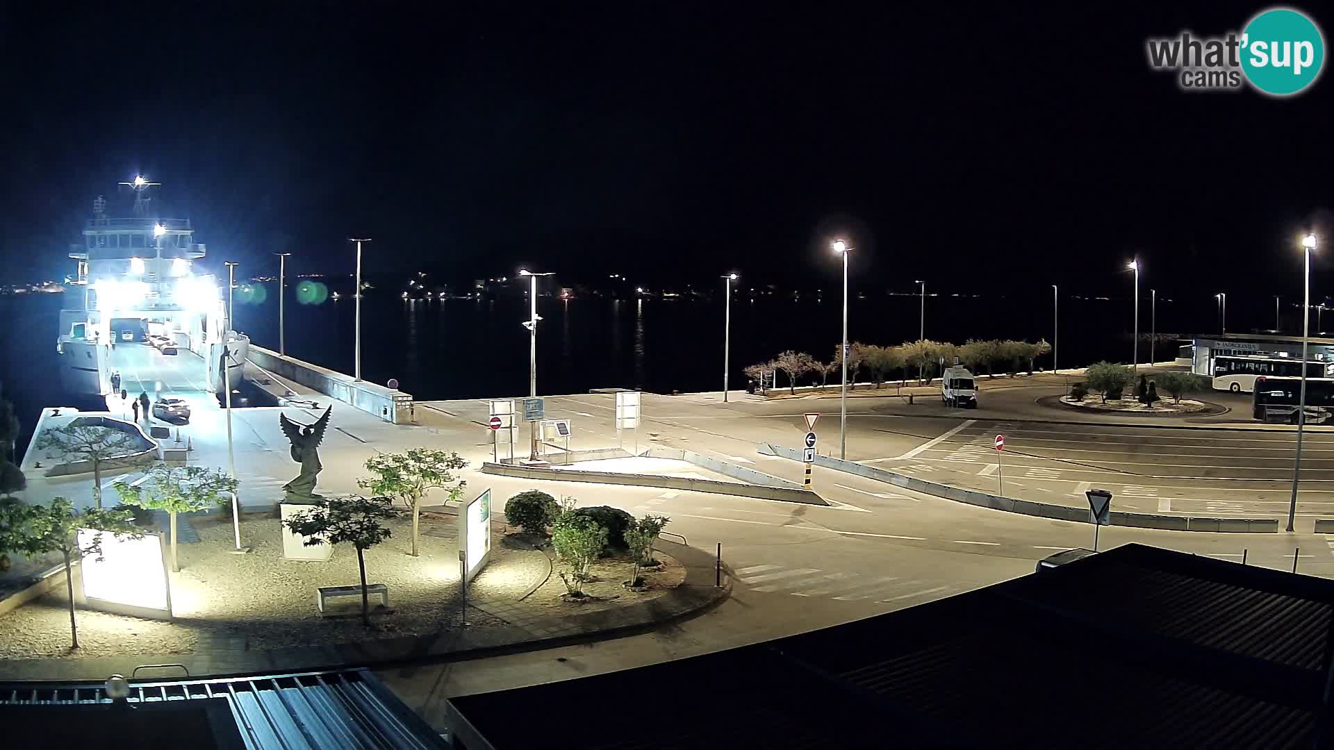 Webcam Ugliano – terminal traghetto da Preko a Zara