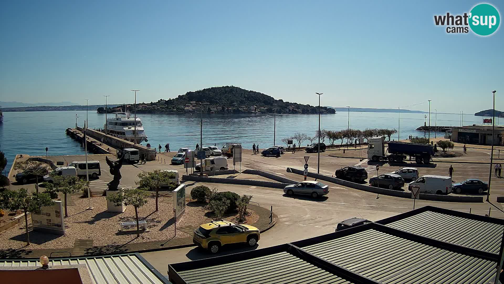 Webcam Ugliano – terminal traghetto da Preko a Zara