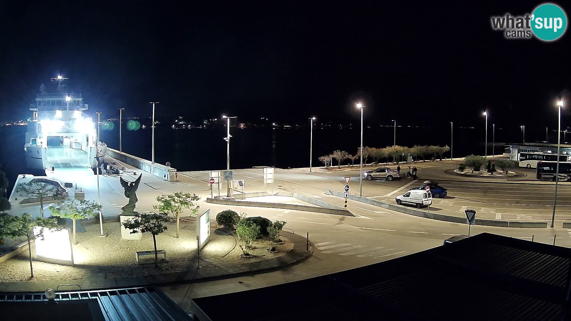 Webcam Ugliano – terminal traghetto da Preko a Zara