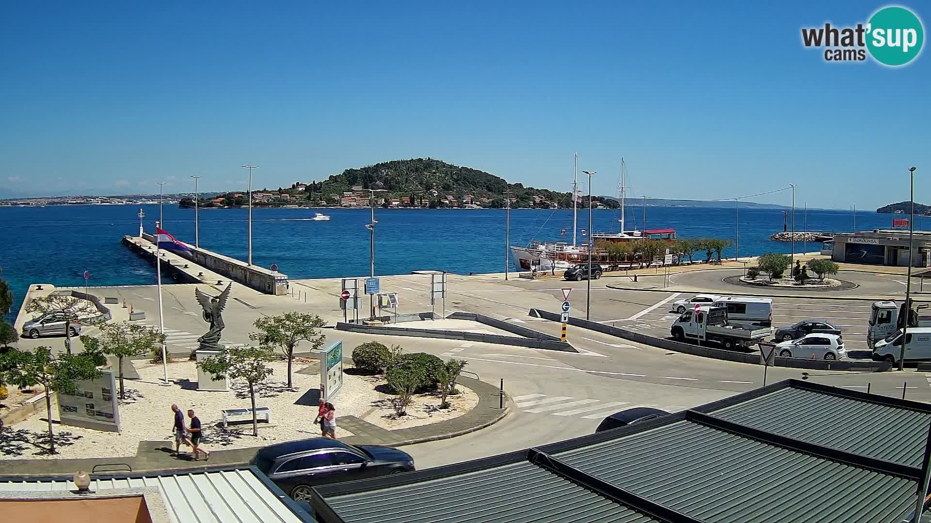 Webcam Ugljan – Preko Ferry to Zadar