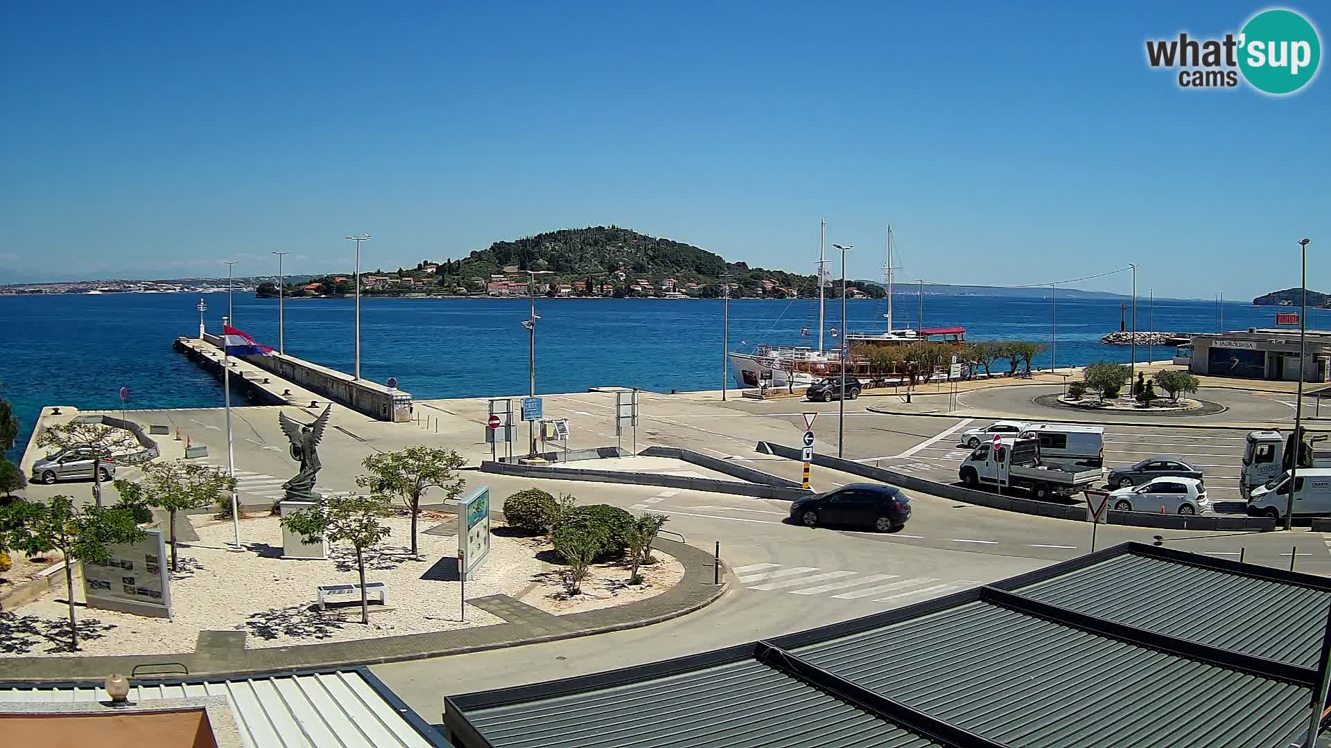 Webcam Ugljan – Preko Ferry to Zadar