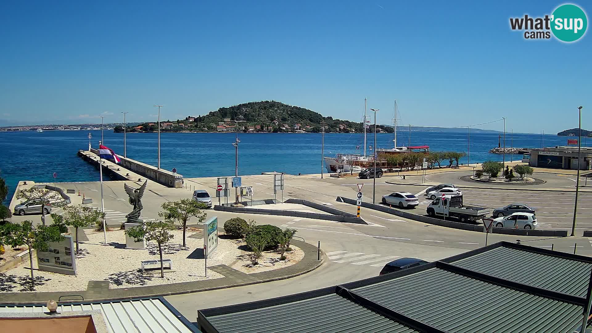 Webcam Ugljan – Preko Ferry to Zadar