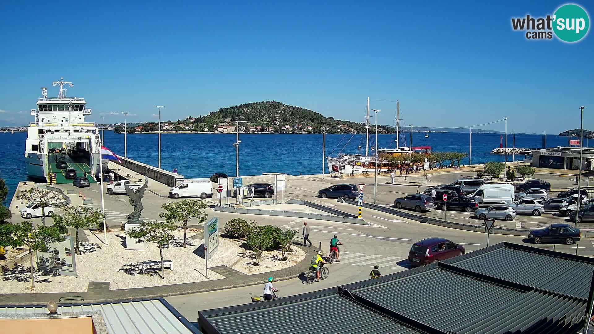 Webcam Ugljan – Preko Ferry to Zadar