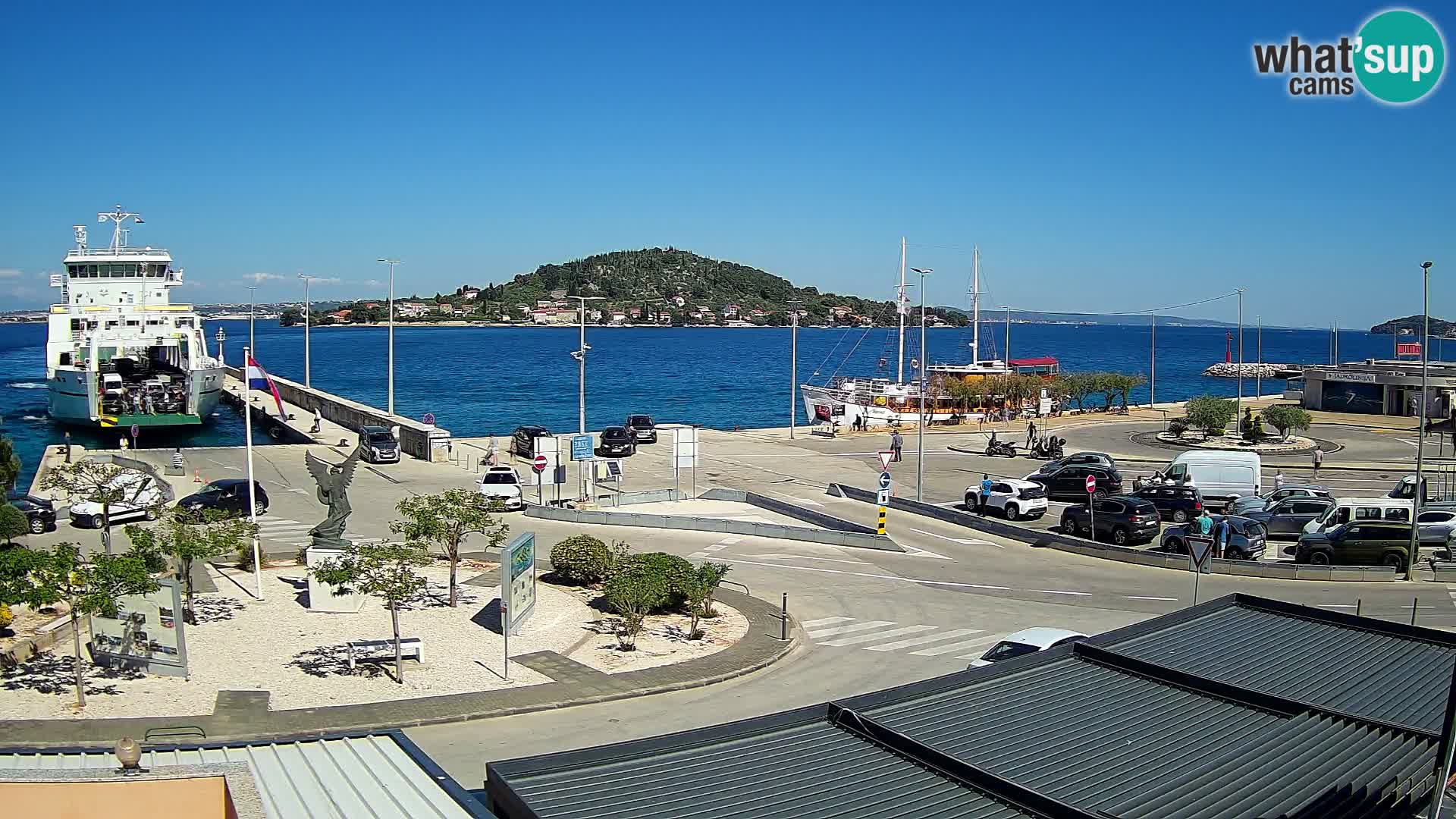Webcam Ugljan – Preko Ferry to Zadar