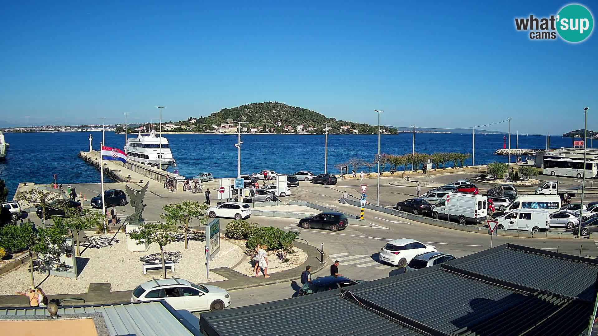Webcam Ugljan – Preko Ferry to Zadar