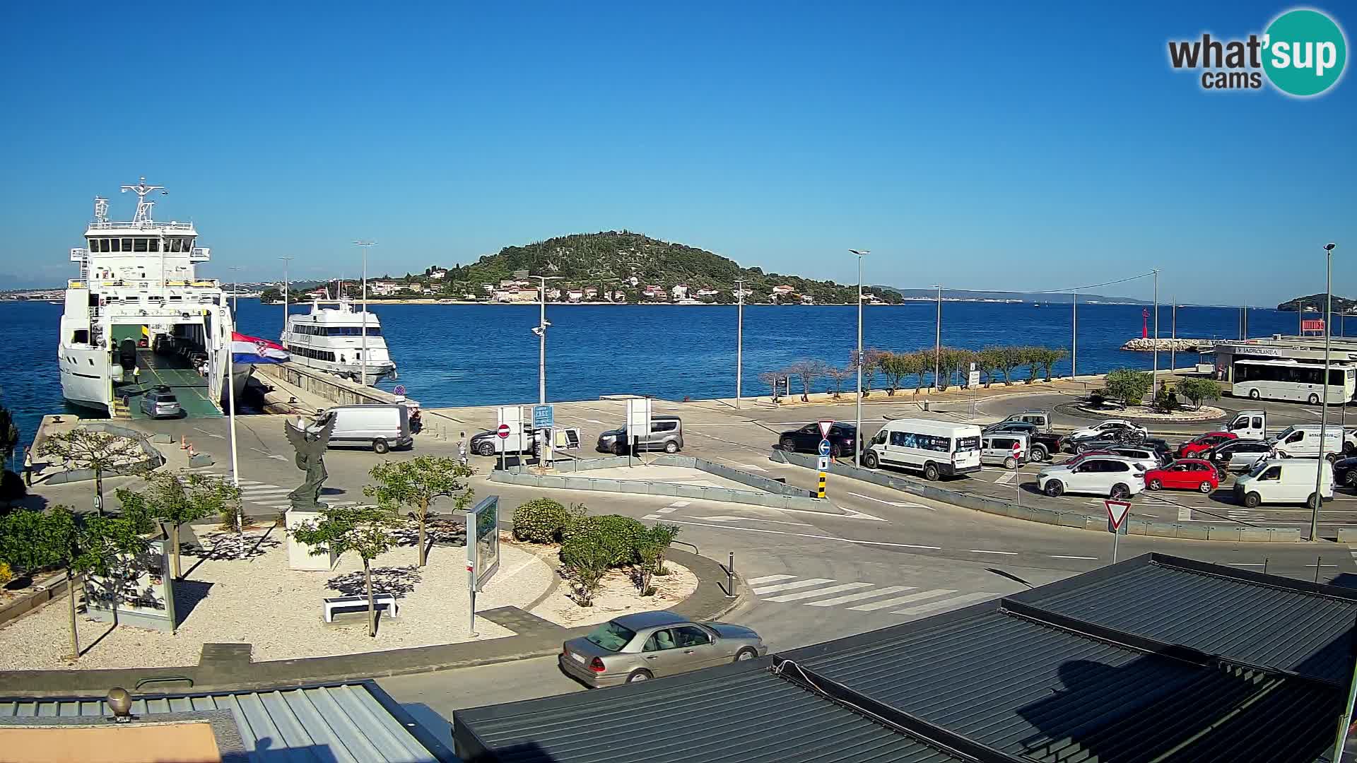 Webcam Ugljan – Preko Ferry to Zadar
