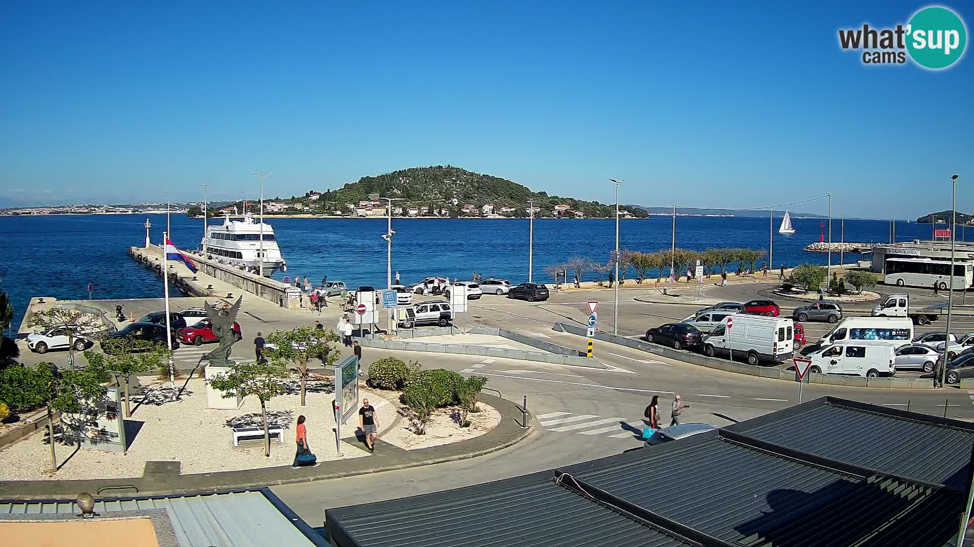 Webcam Ugljan – Preko Ferry to Zadar