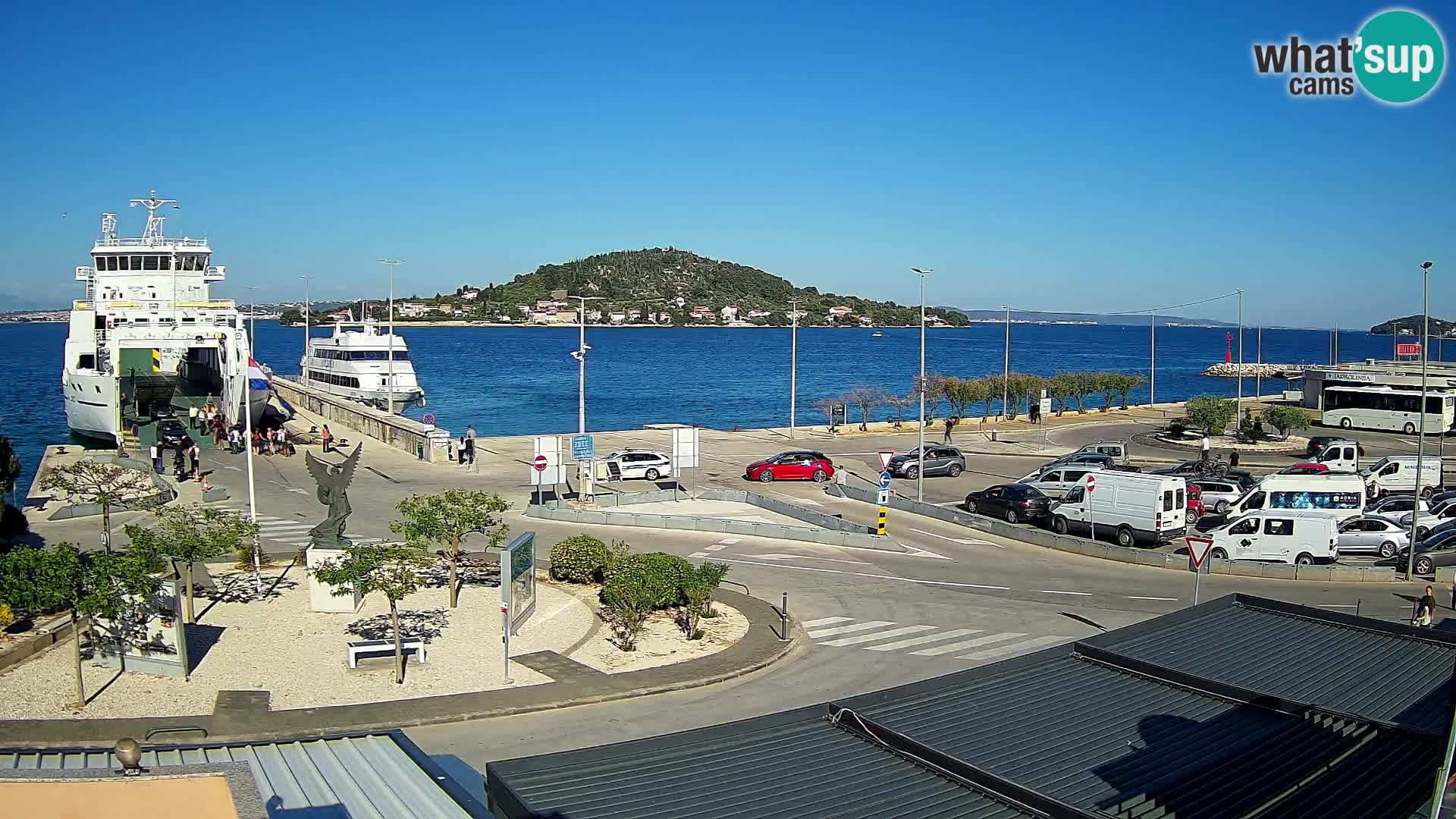 Webcam Ugljan – Preko Ferry to Zadar
