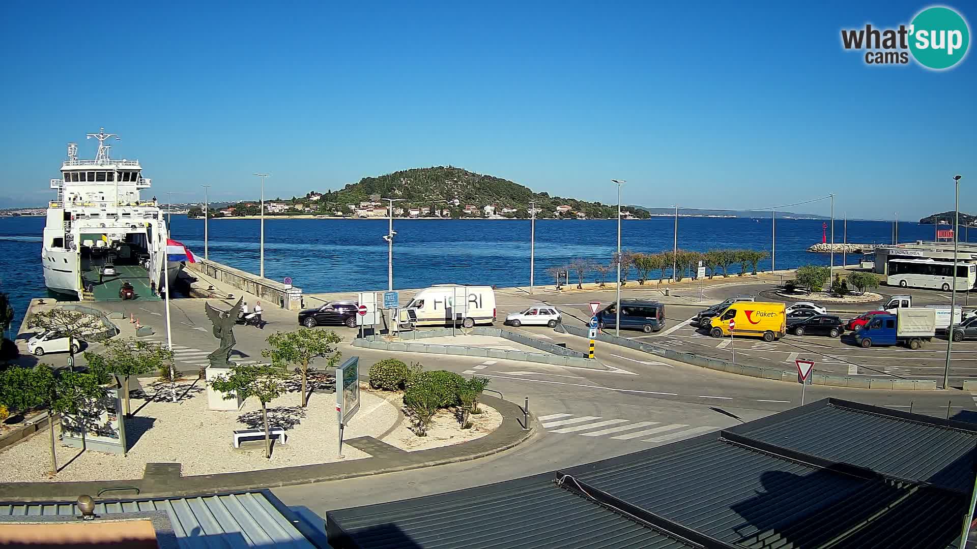 Webcam Ugliano – terminal traghetto da Preko a Zara
