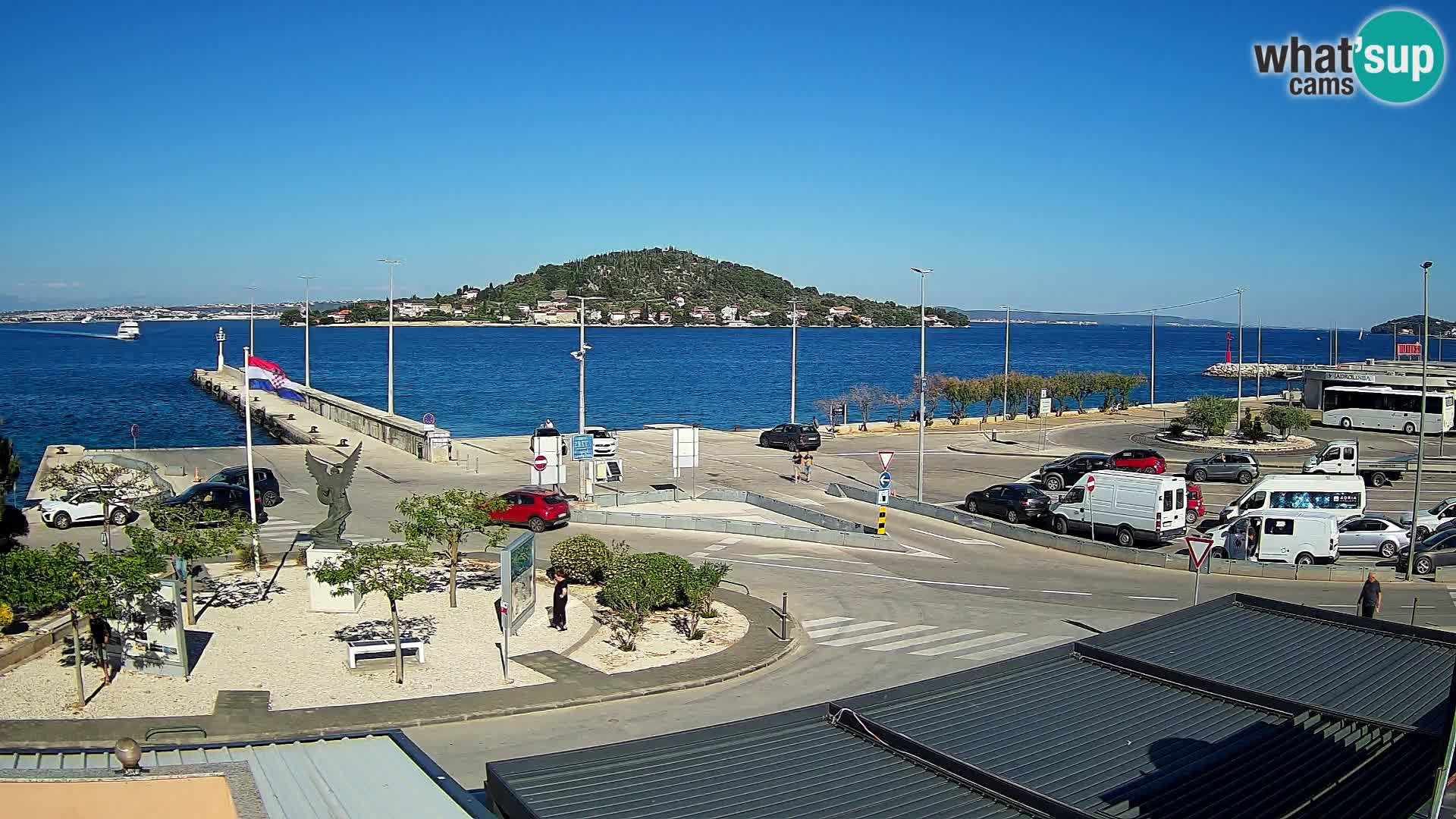 Spletna kamera Ugljan – trajekt Preko – Zadar