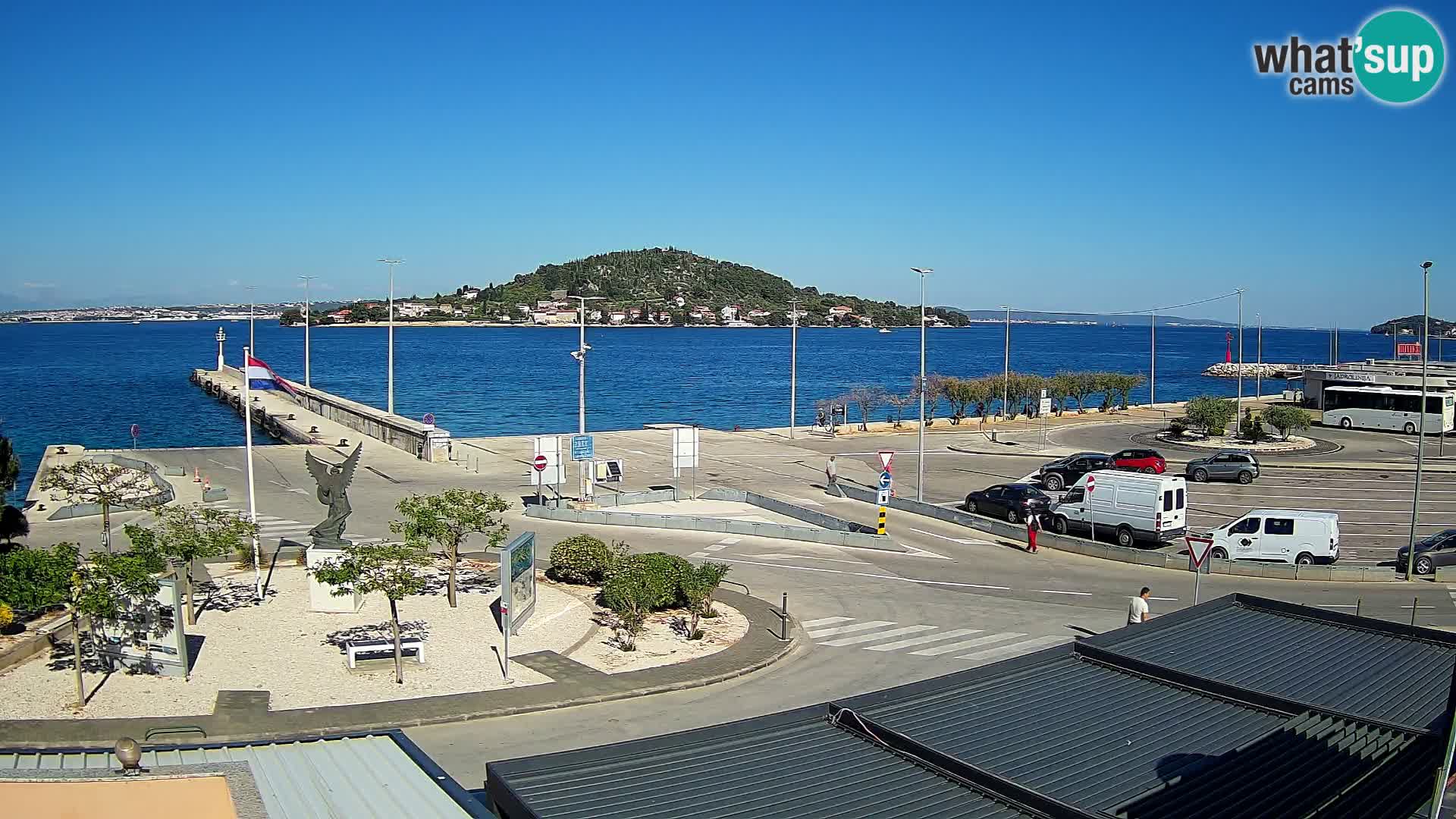 Web kamera Ugljan – Preko trajekt za Zadar