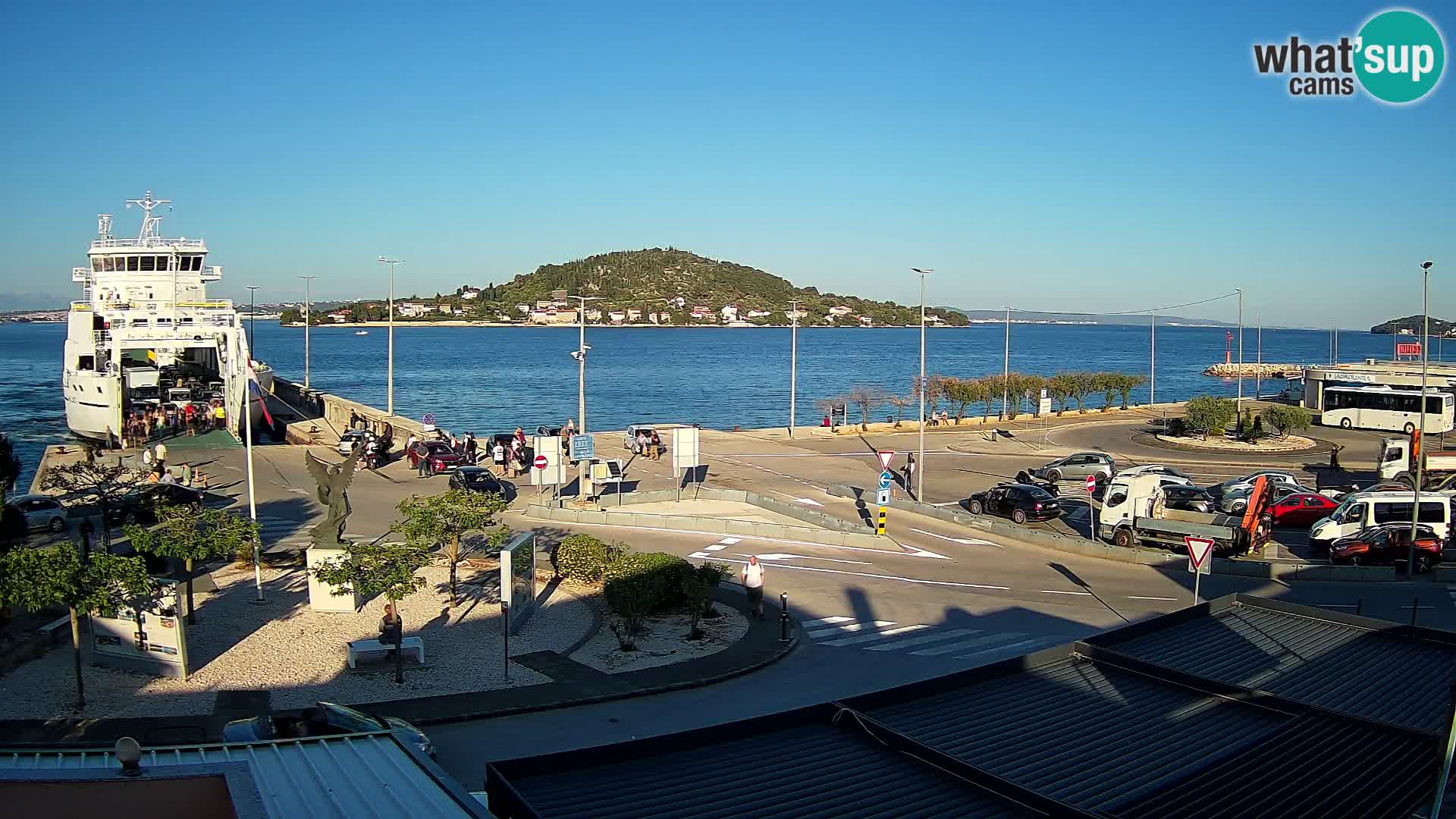 Webcam Ugljan – Preko Ferry to Zadar